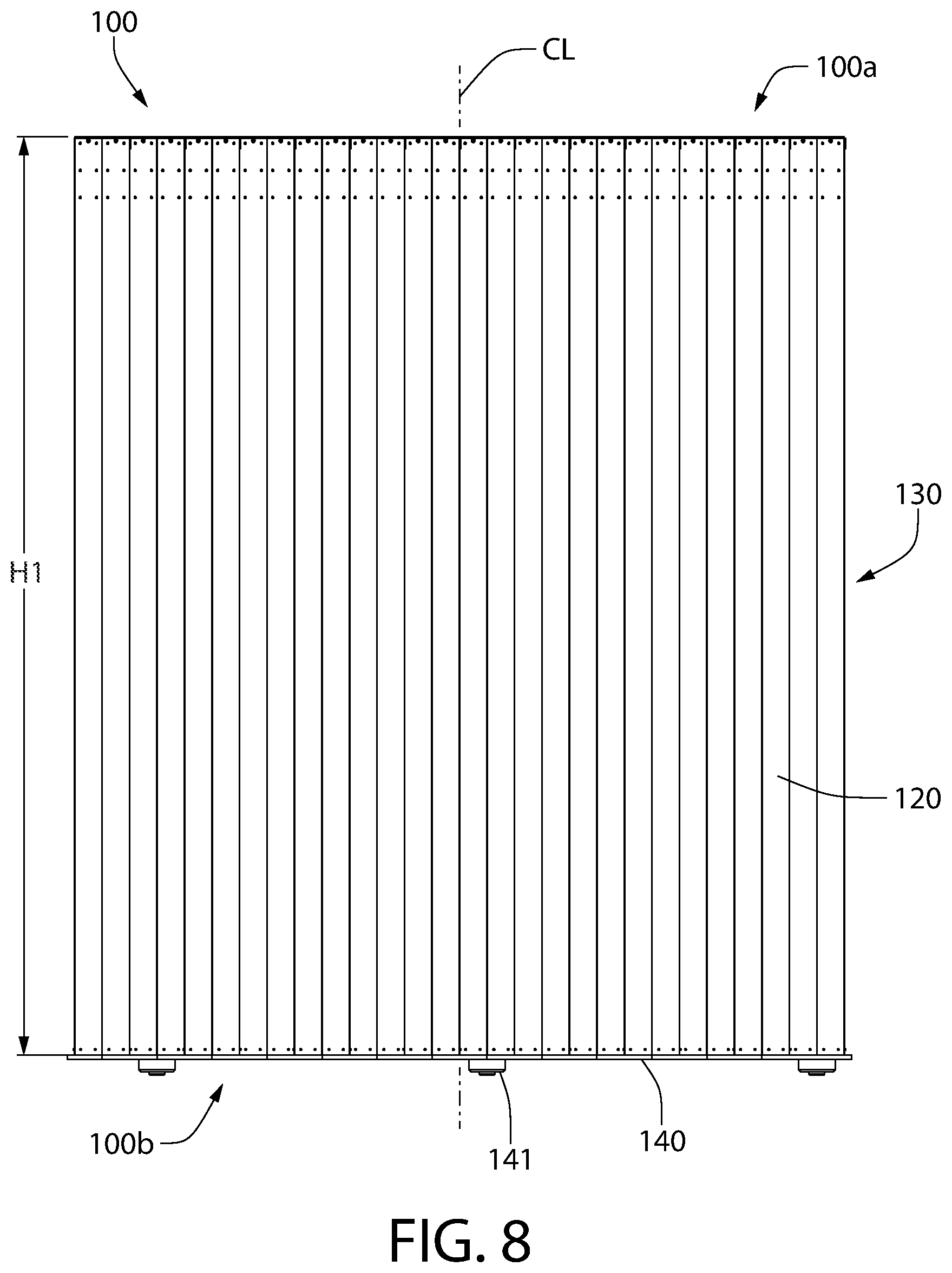 Patent US12112856 Figure 8 – Spent nuclear fuel storage rack system