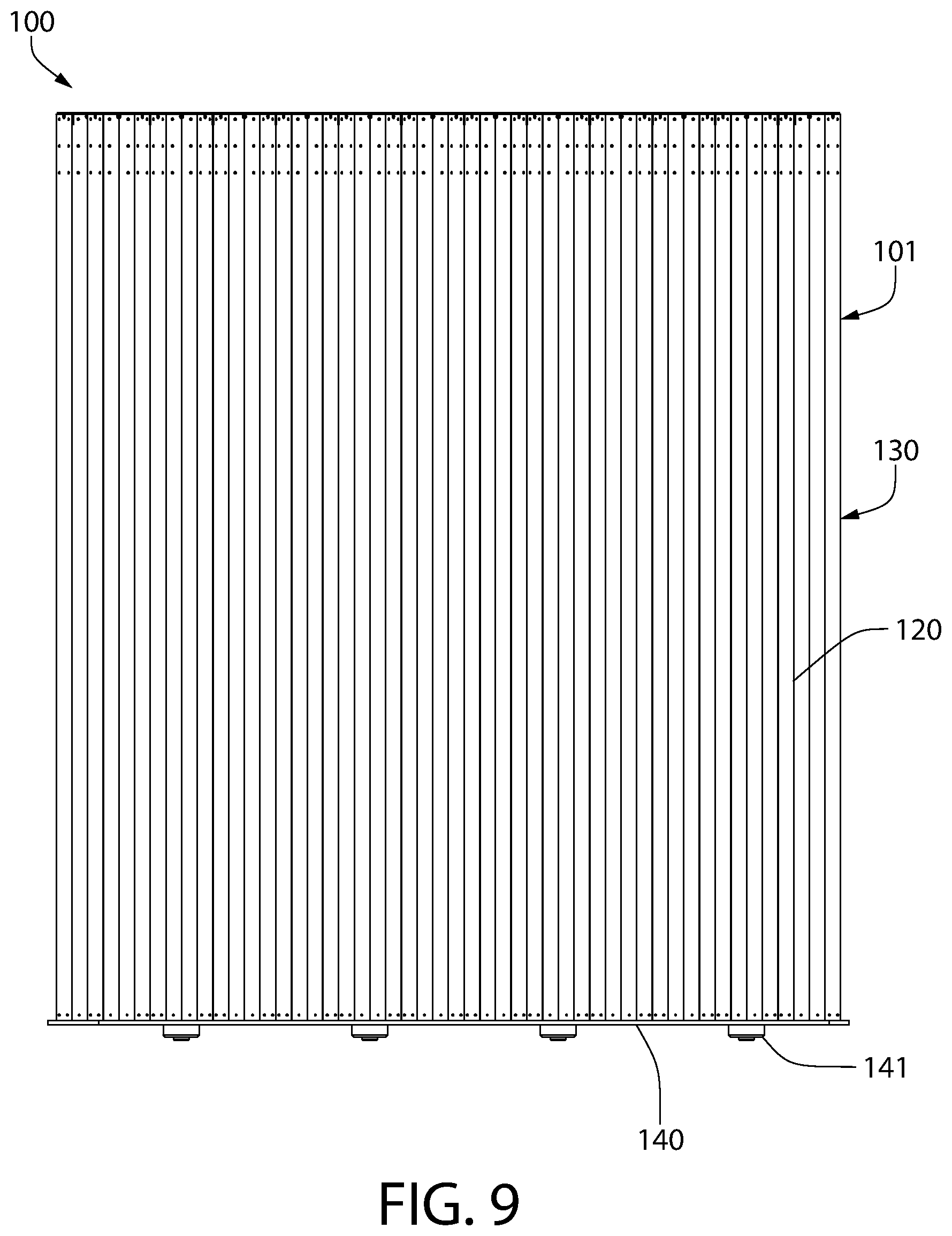 Patent US12112856 Figure 9 – Spent nuclear fuel storage rack system