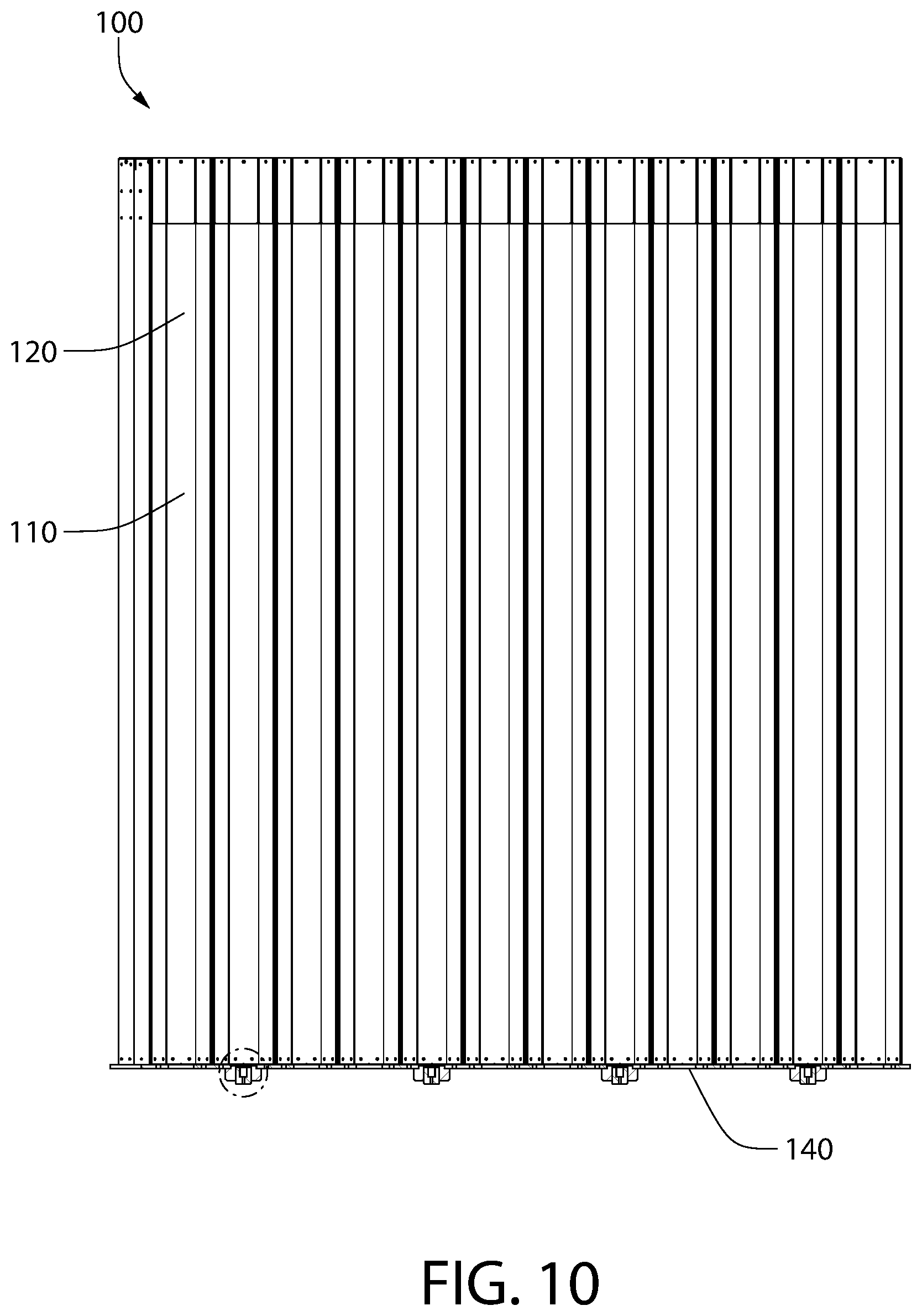 Patent US12112856 Figure 10 – Spent nuclear fuel storage rack system