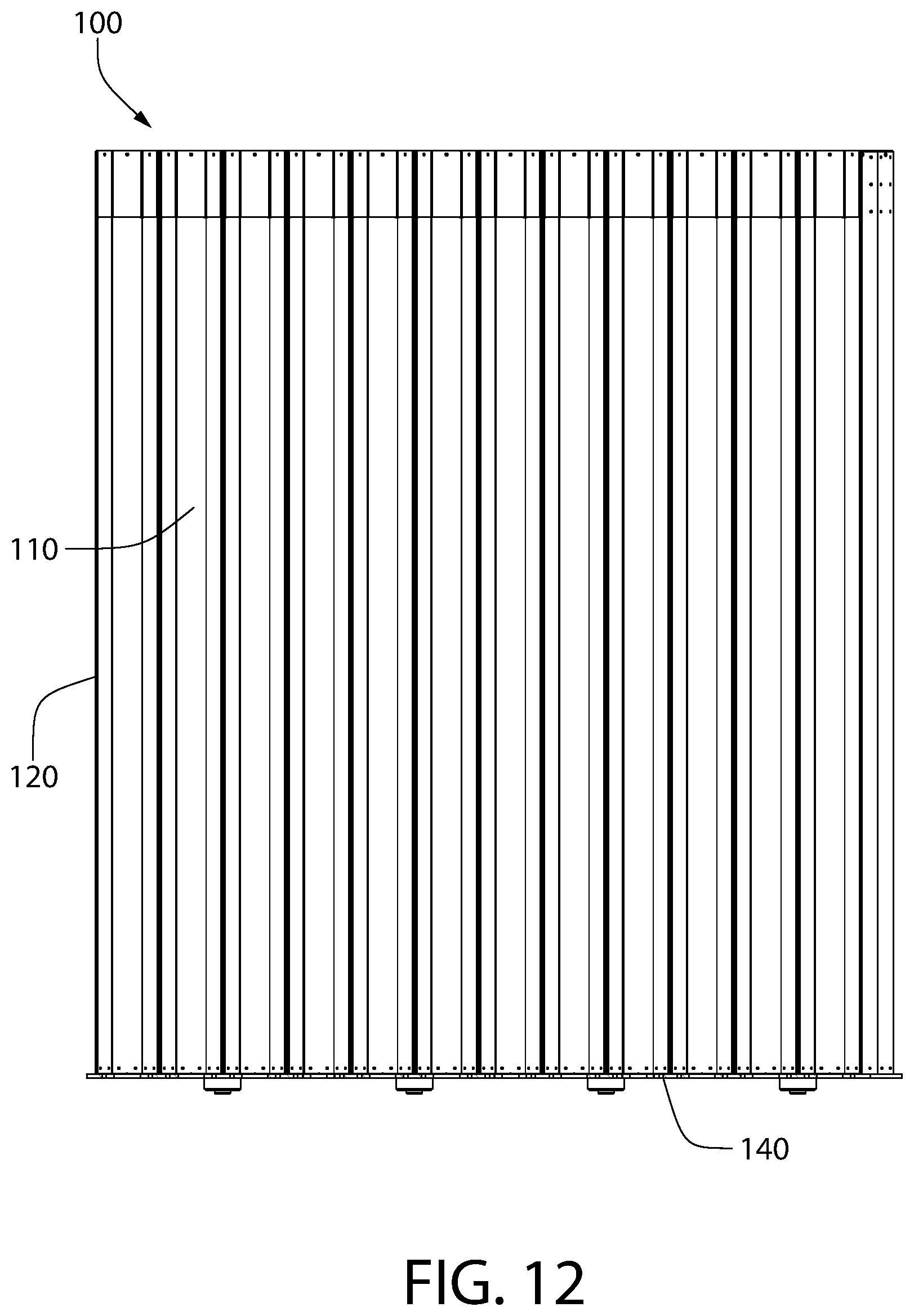 Patent US12112856 Figure 12 – Spent nuclear fuel storage rack system
