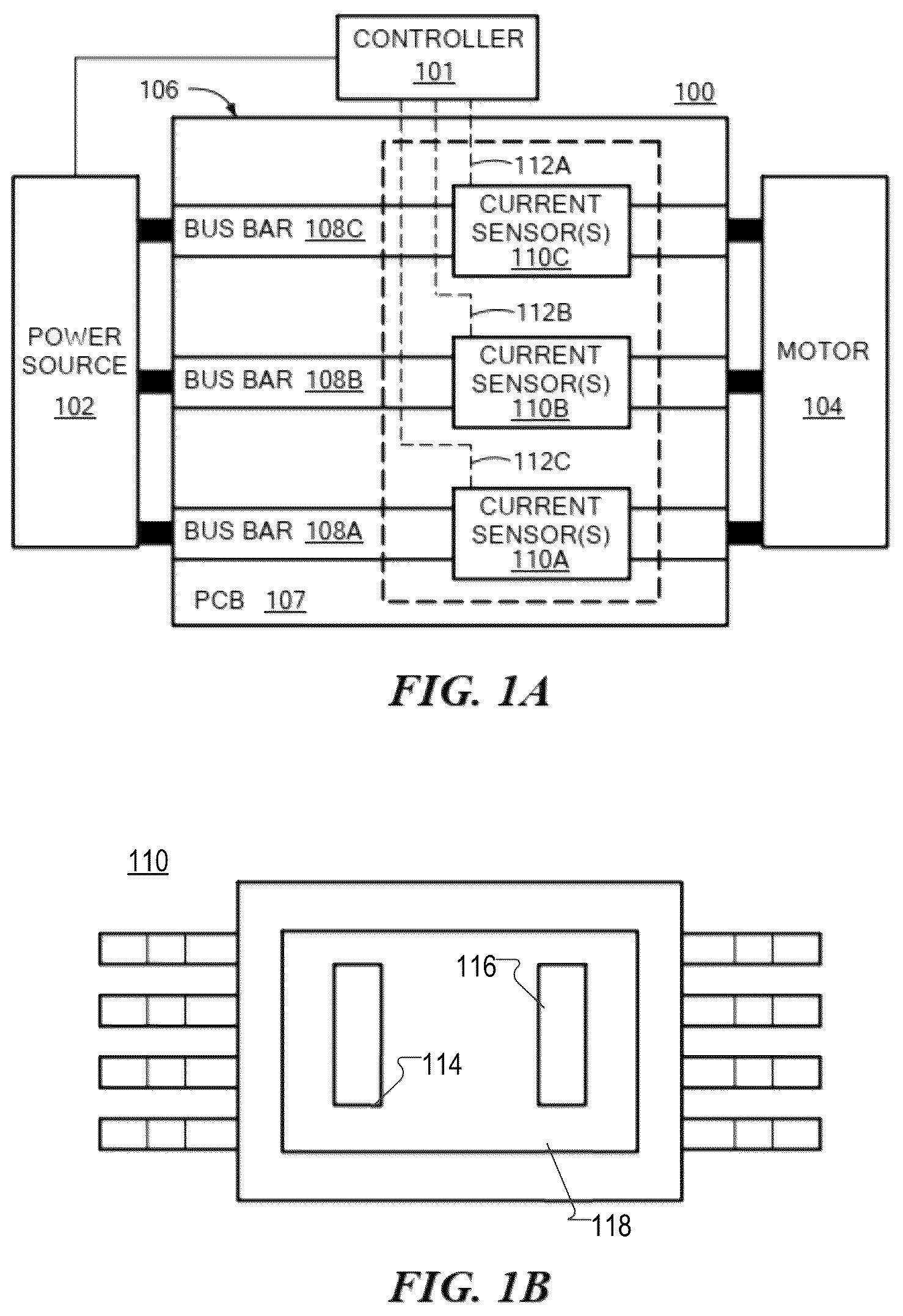 Patent US12112865 Figure 1 – Multiple branch bus bar for coreless current sensing application