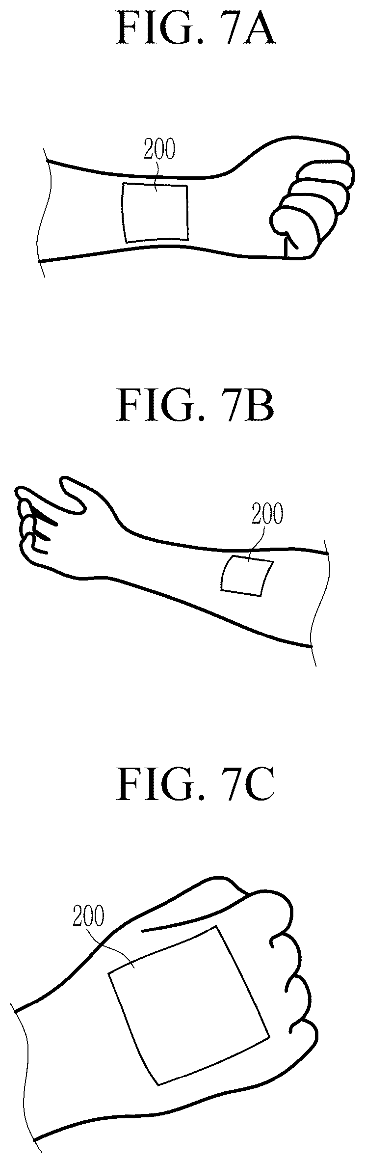 Patent US12112866 Figure 6 – Stacked structures for stretchable device, stretchable devices, methods of manufacturing the same, display panels, sensors, and electronic devices