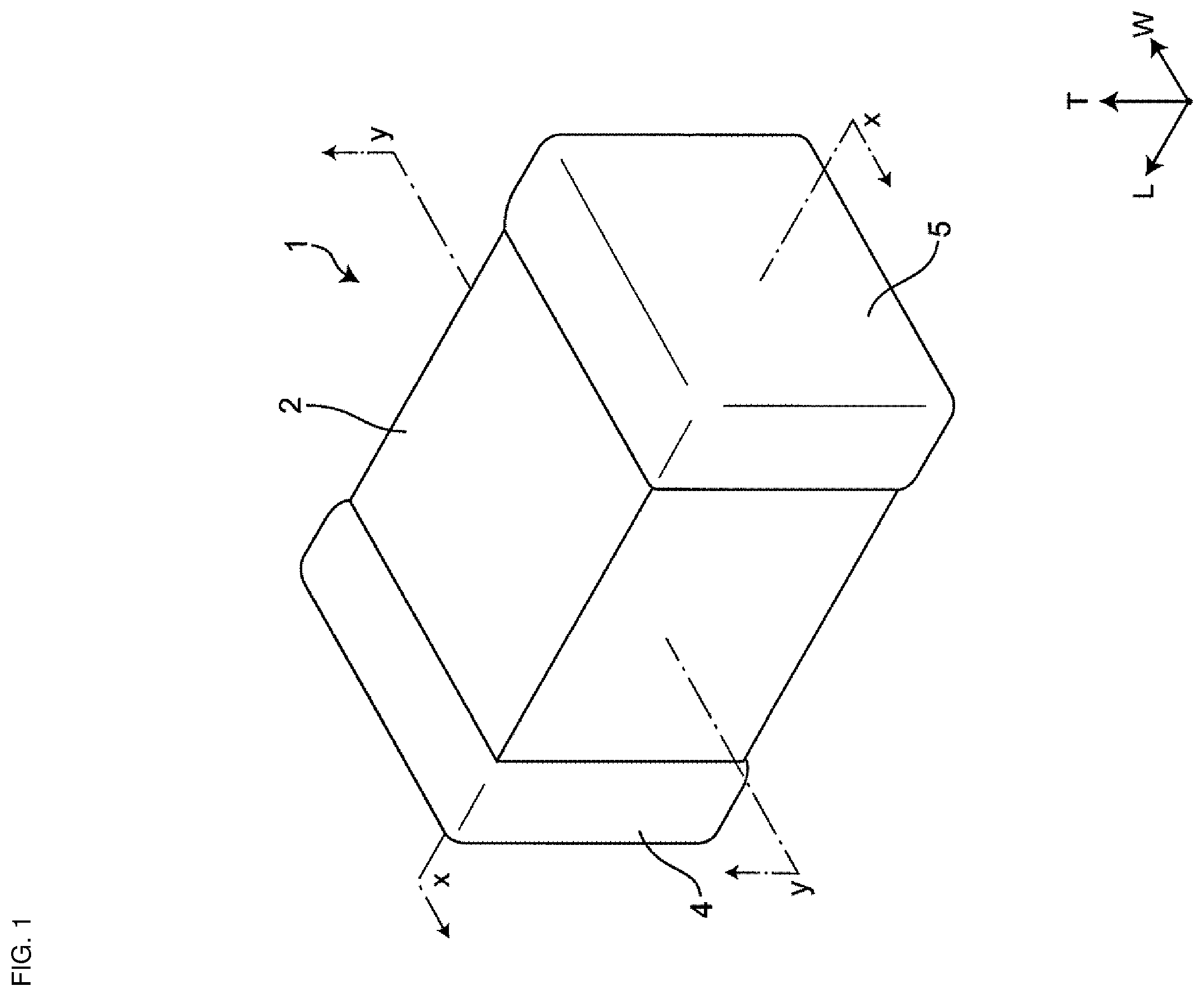 Patent US12112872 Figure 1 – Coil component