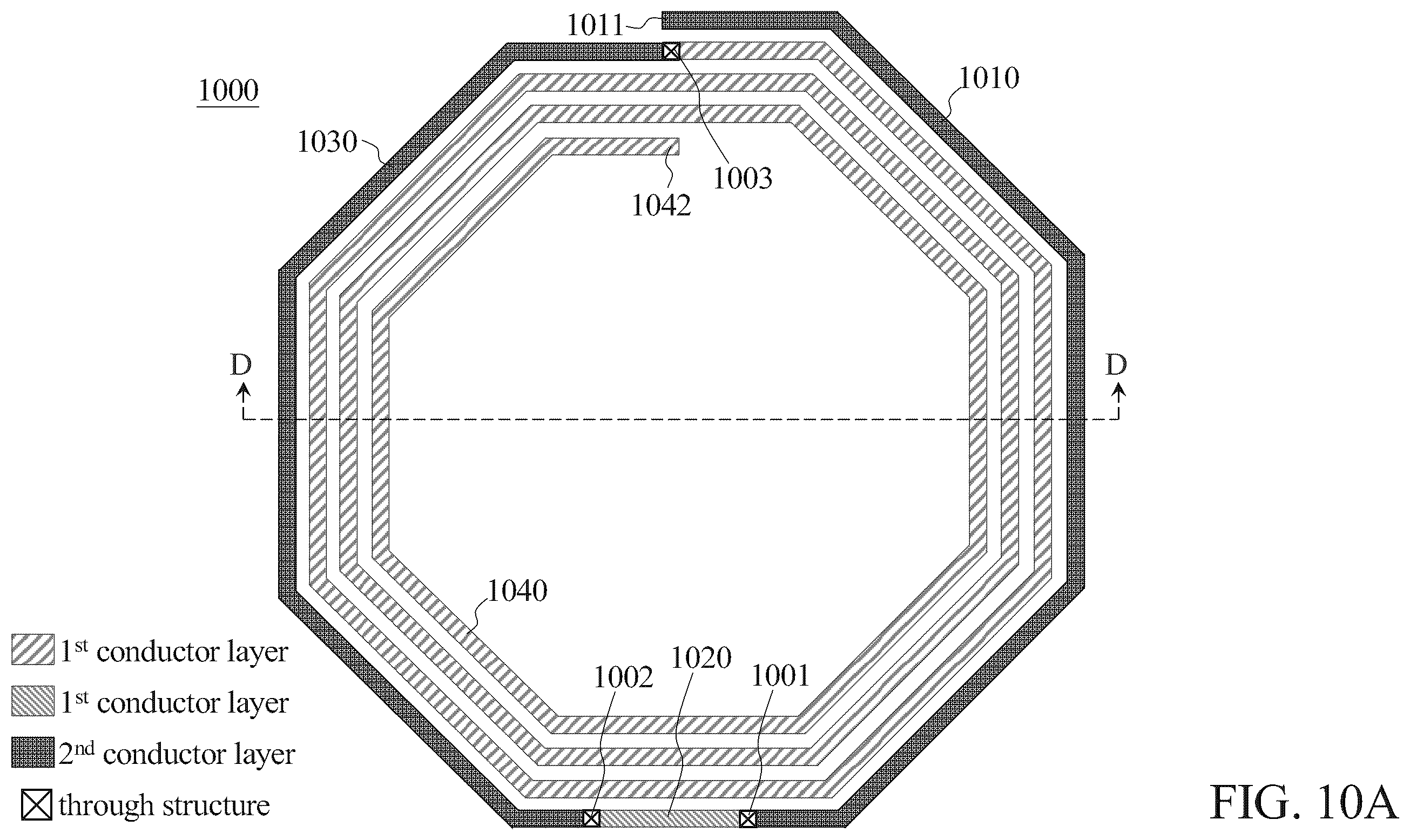 Patent US12112878 Figure 15 – Asymmetric spiral inductor