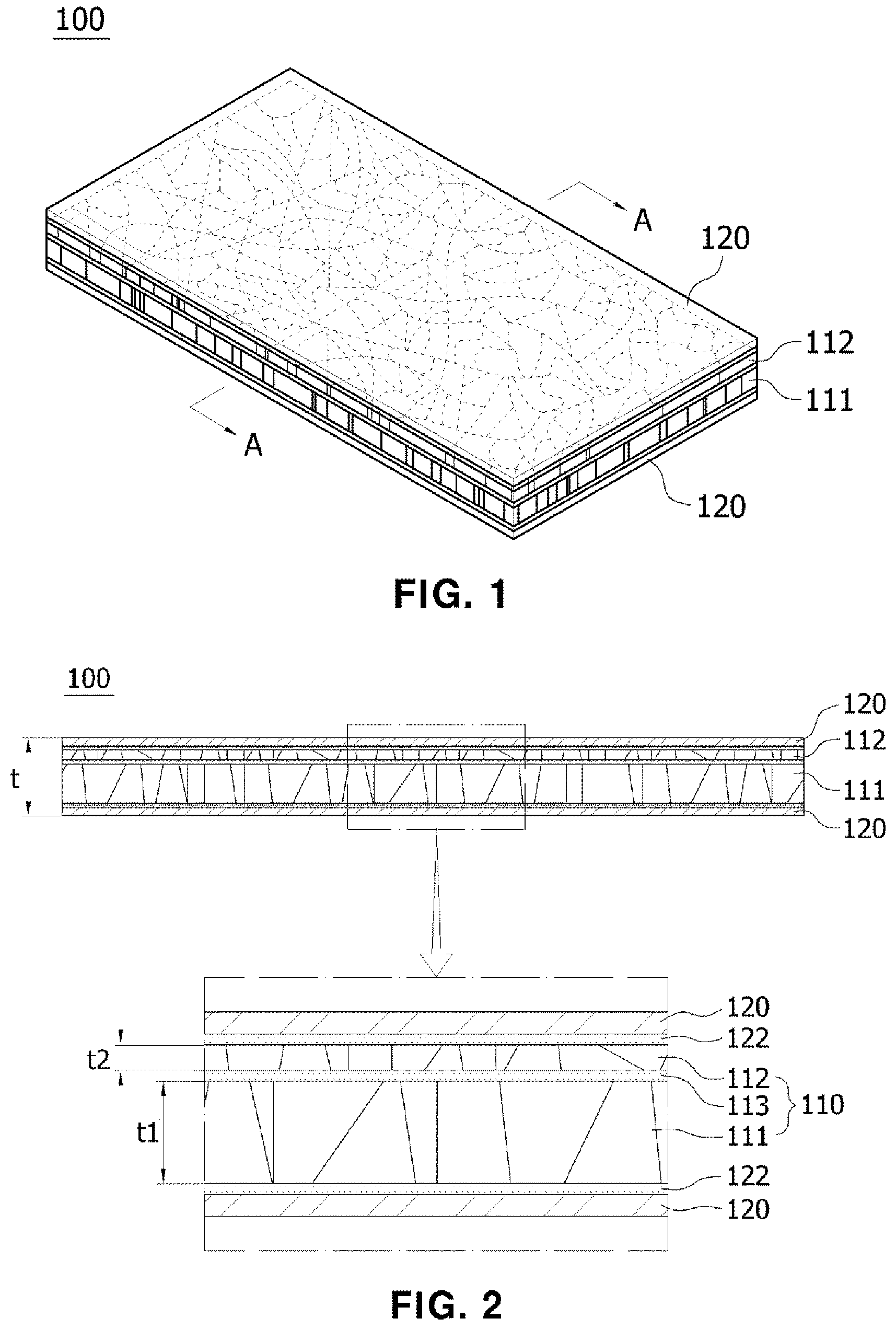 Patent US12112883 — Magnetic shielding sheet for wireless power reception module, and wireless power reception module including the same — Figure 1