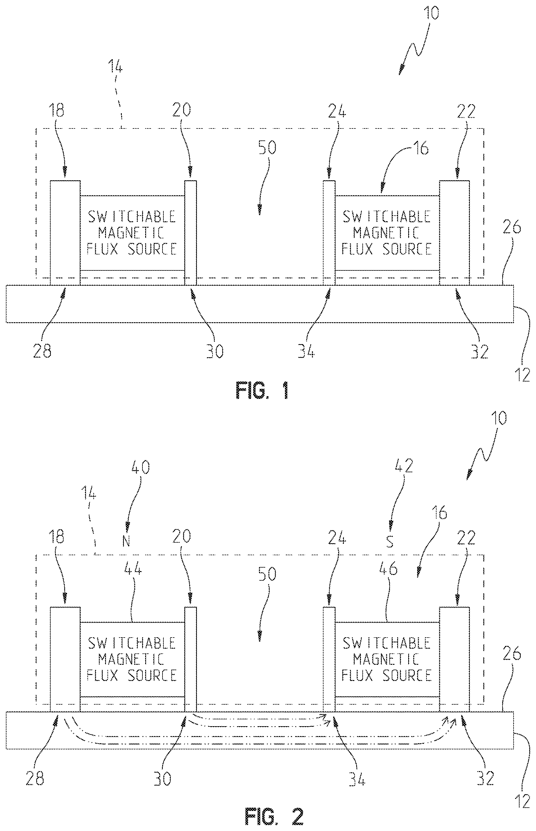 Patent US12112889 Figure 1 – Magnetic coupling device