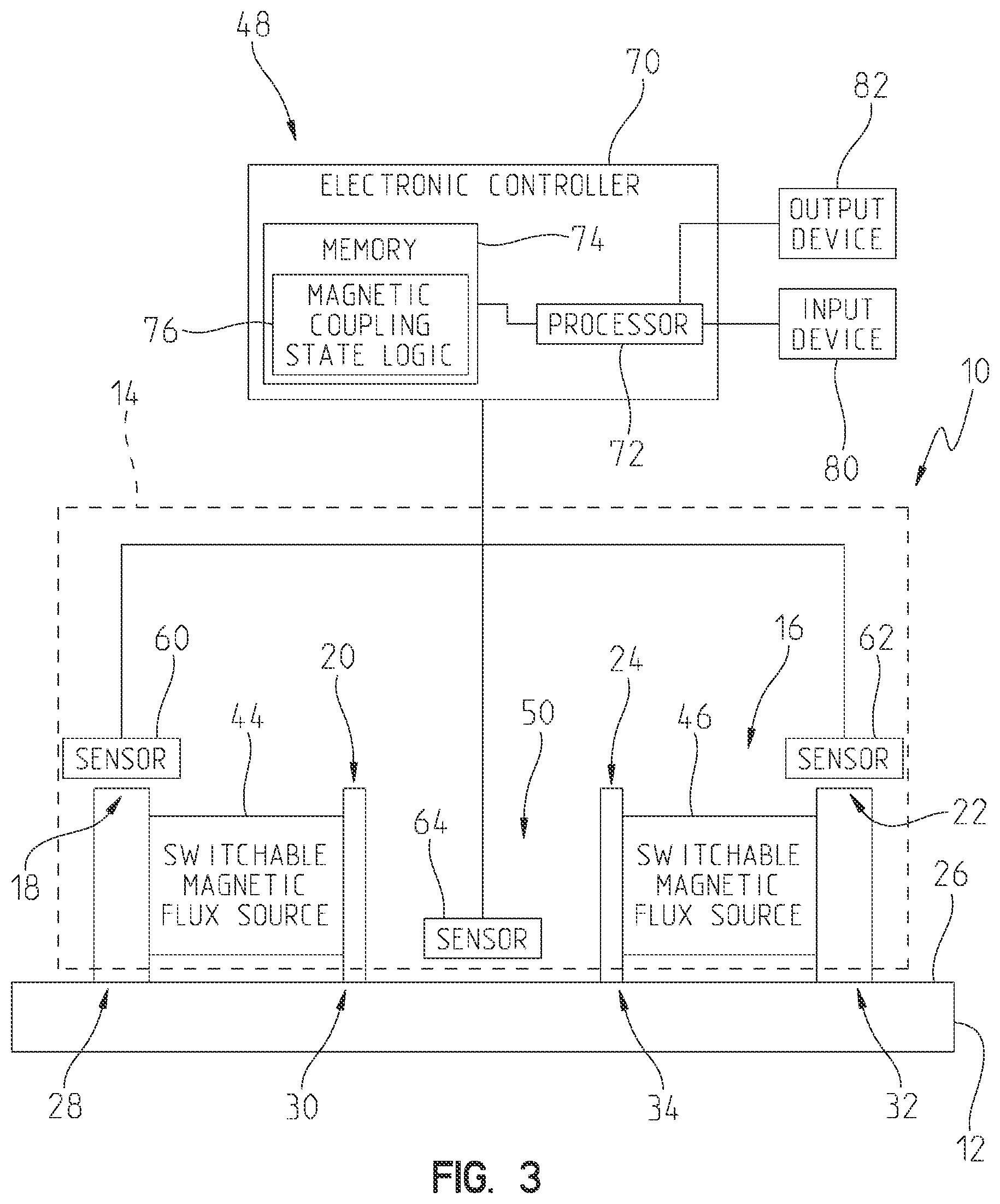 Patent US12112889 Figure 2 – Magnetic coupling device