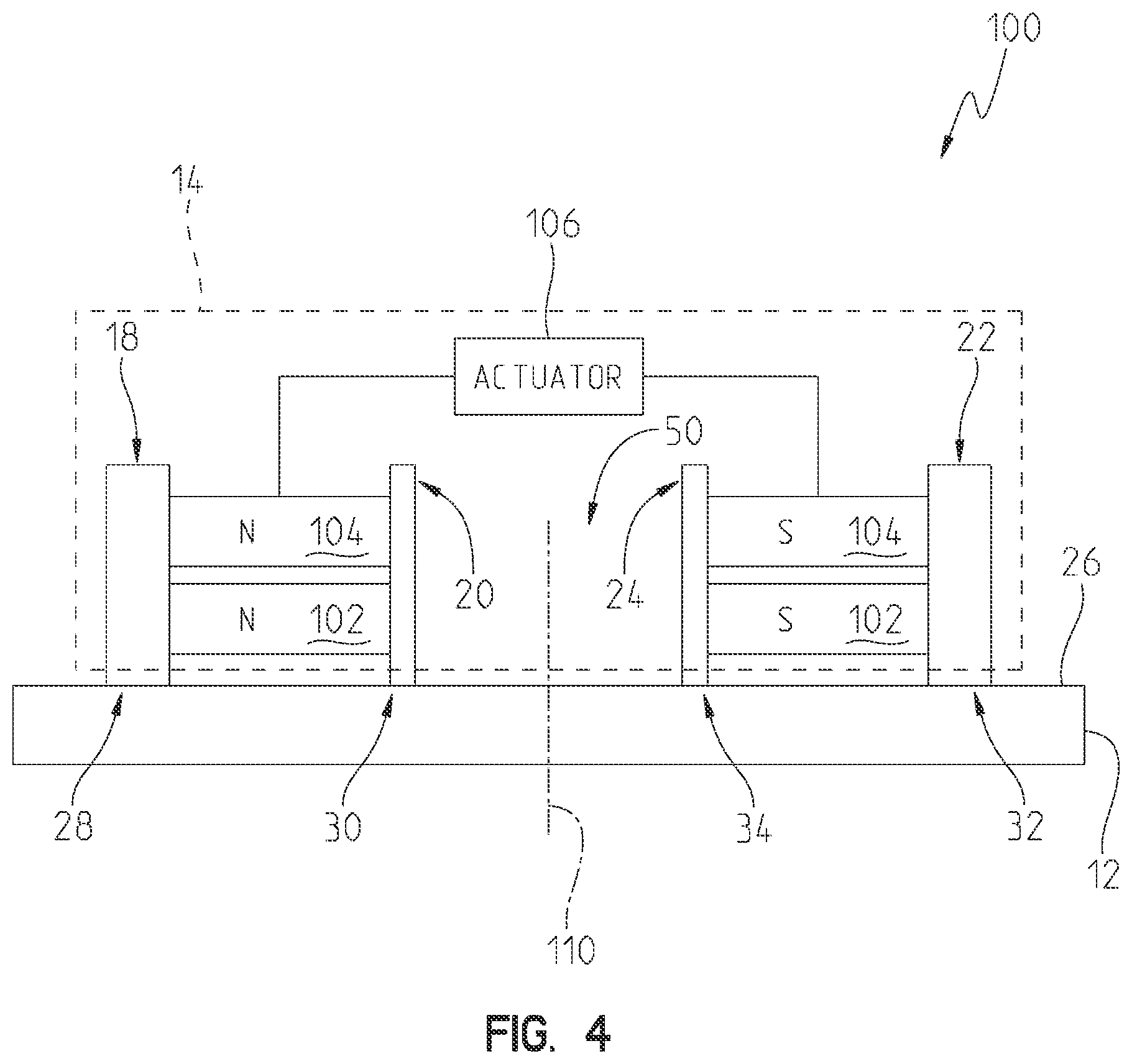 Patent US12112889 Figure 3 – Magnetic coupling device