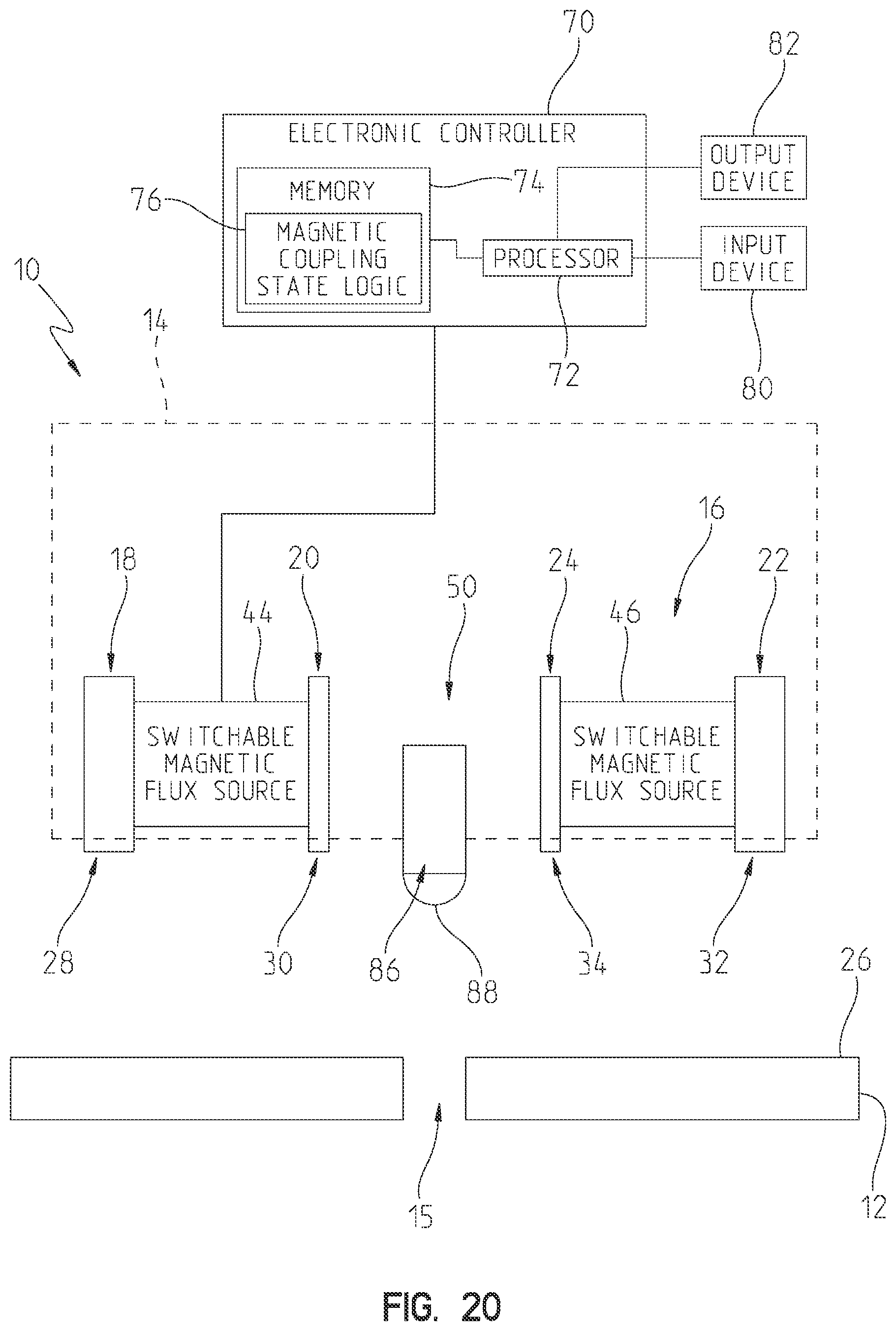 Patent US12112889 Figure 17 – Magnetic coupling device
