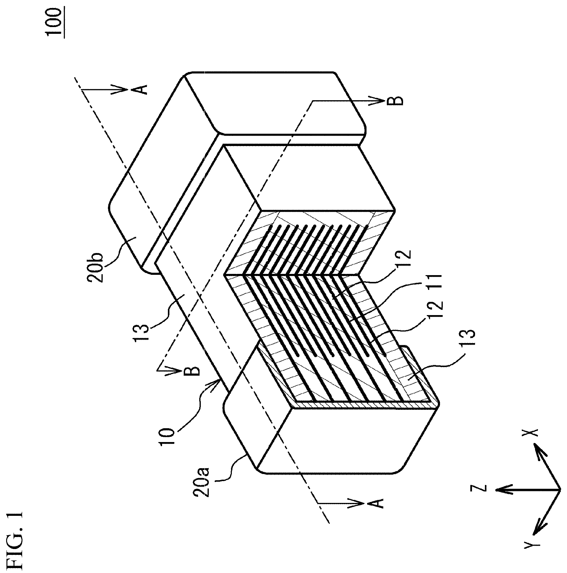 Patent US12112893 Figure 1 – Ceramic electronic device and manufacturing method of the same