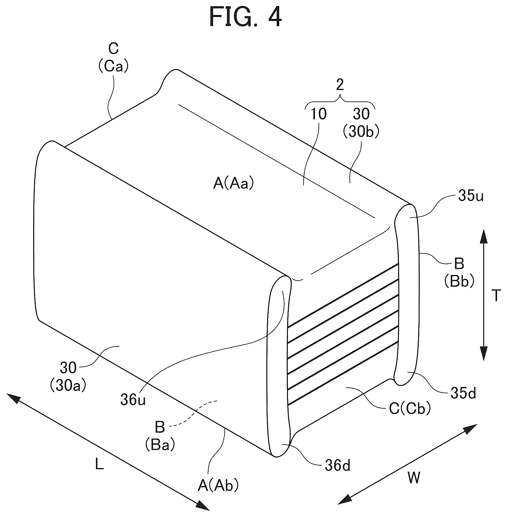 Patent US12112895 Figure 4 – Multilayer ceramic capacitor