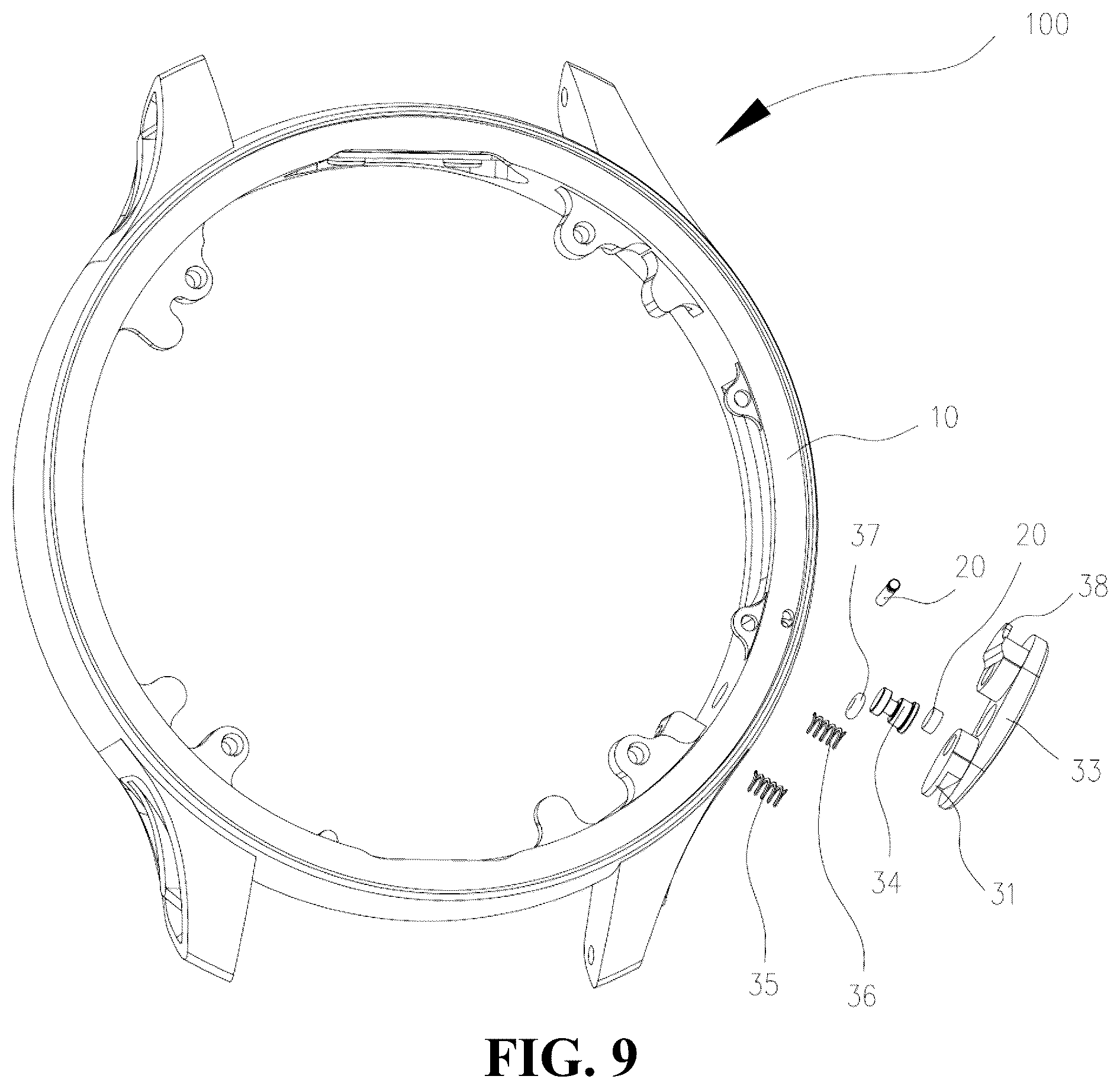 Patent US12112901 Figure 8 – Electronic device