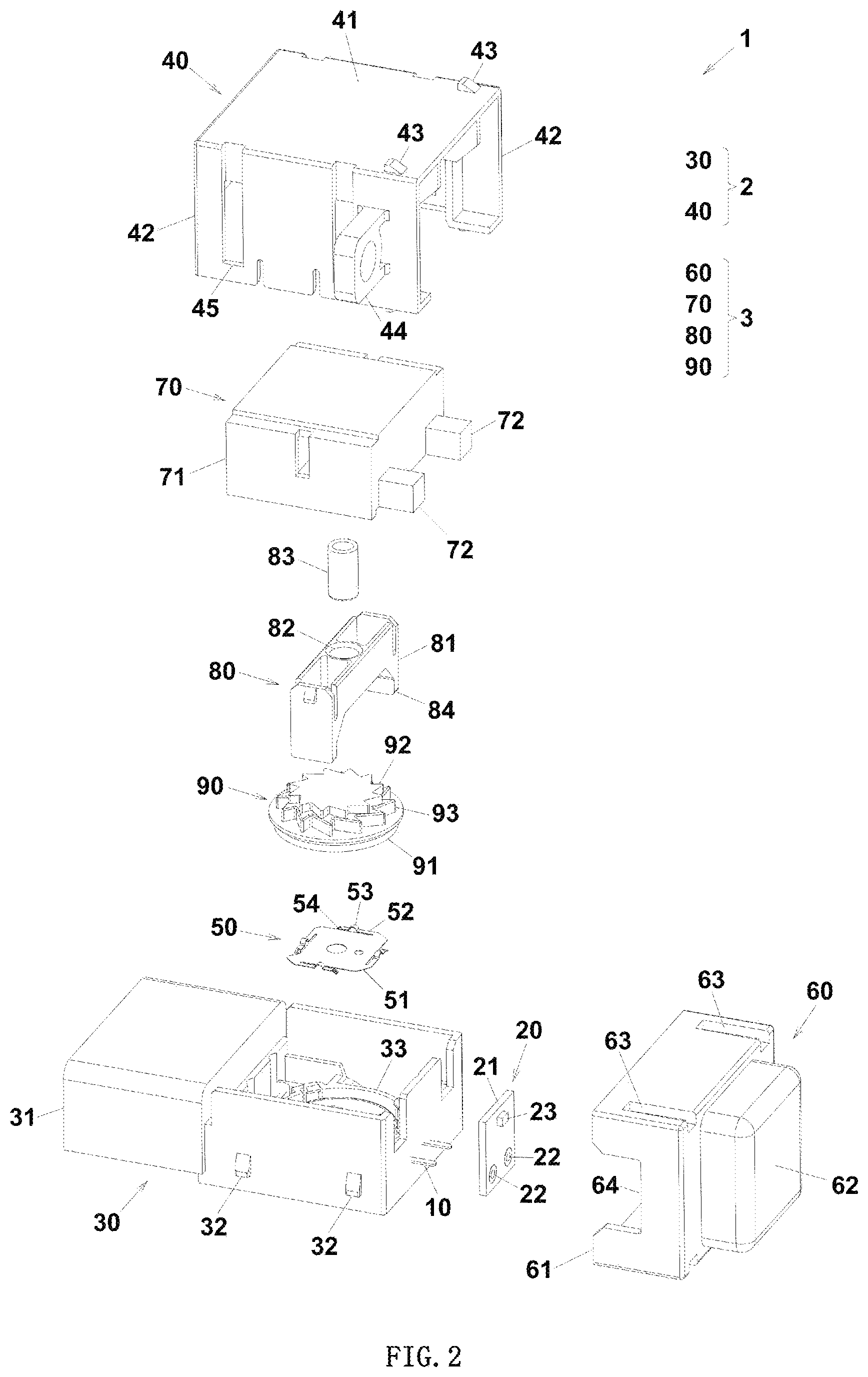 Patent US12112902 Figure 2 – Push button switch