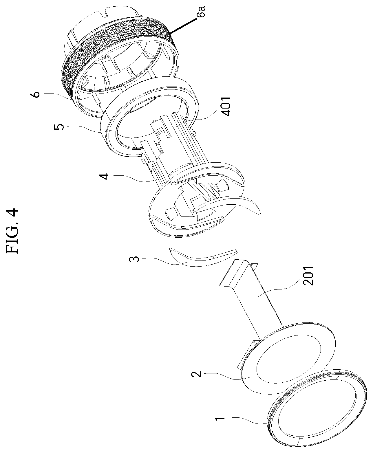 Patent US12112903 Figure 4 – Mechanical knob apparatus capable of push and rotation operations
