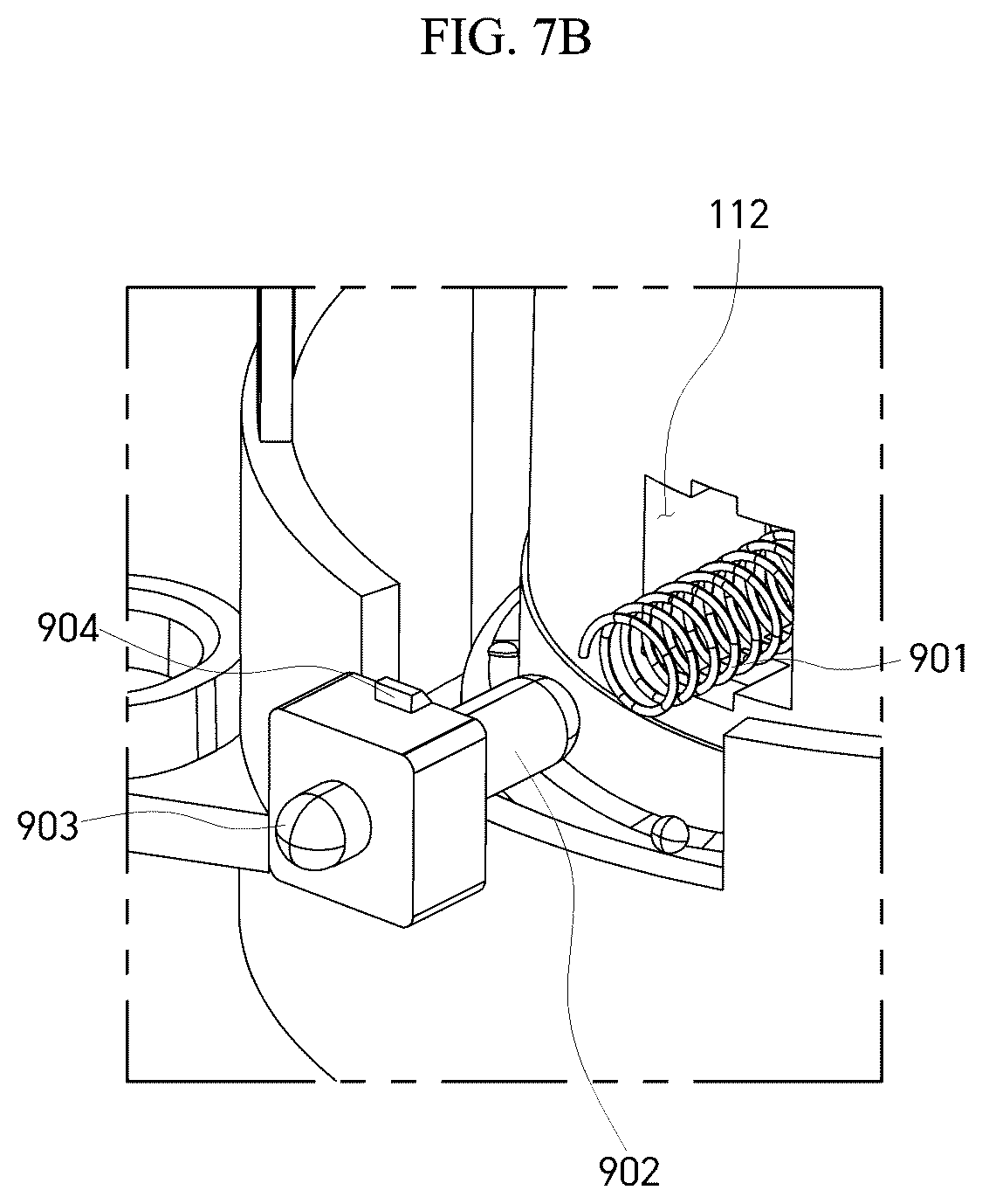 Patent US12112903 Figure 8 – Mechanical knob apparatus capable of push and rotation operations