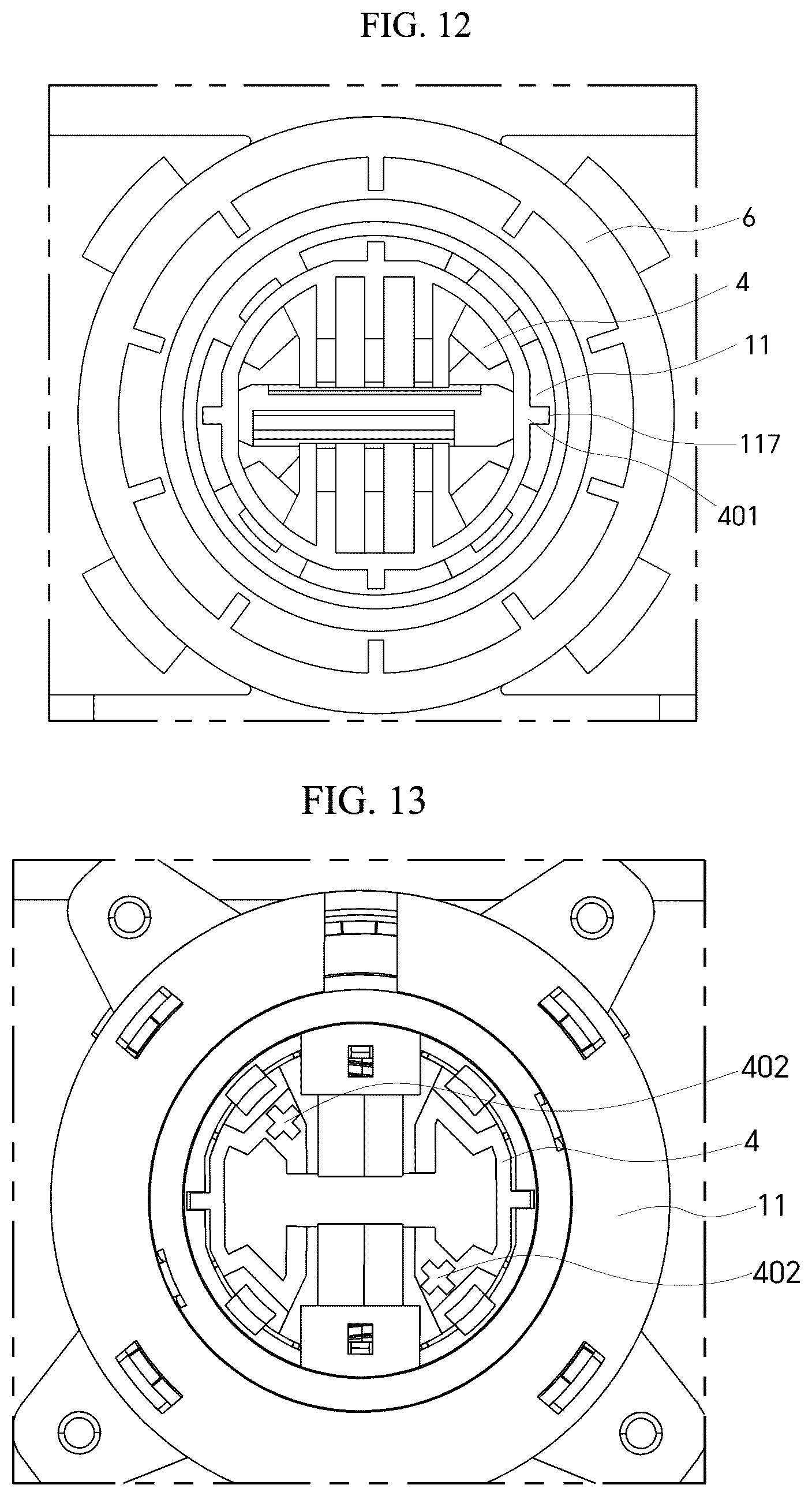 Patent US12112903 Figure 13 – Mechanical knob apparatus capable of push and rotation operations