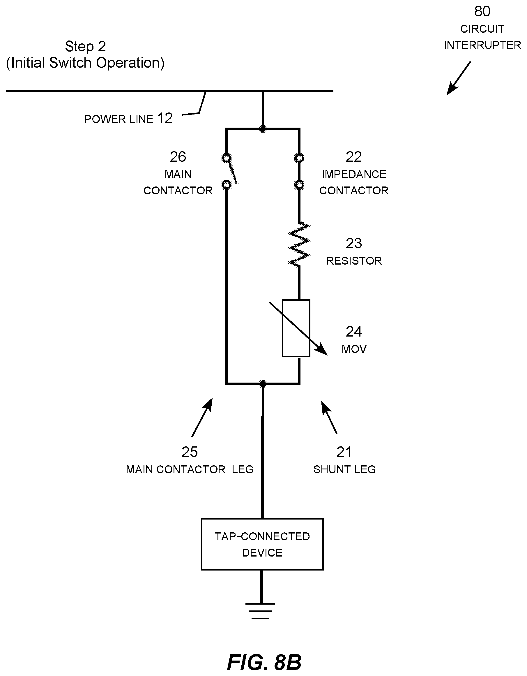 Patent US12112905 Figure 9 – Alternative gas current pause circuit interrupter