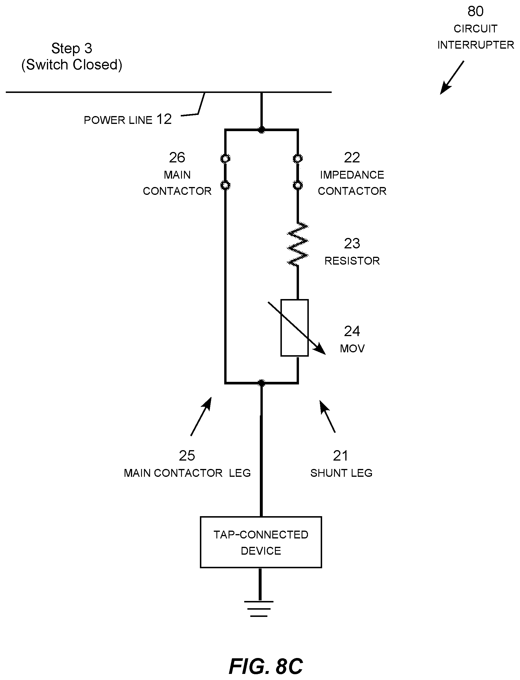 Patent US12112905 Figure 10 – Alternative gas current pause circuit interrupter