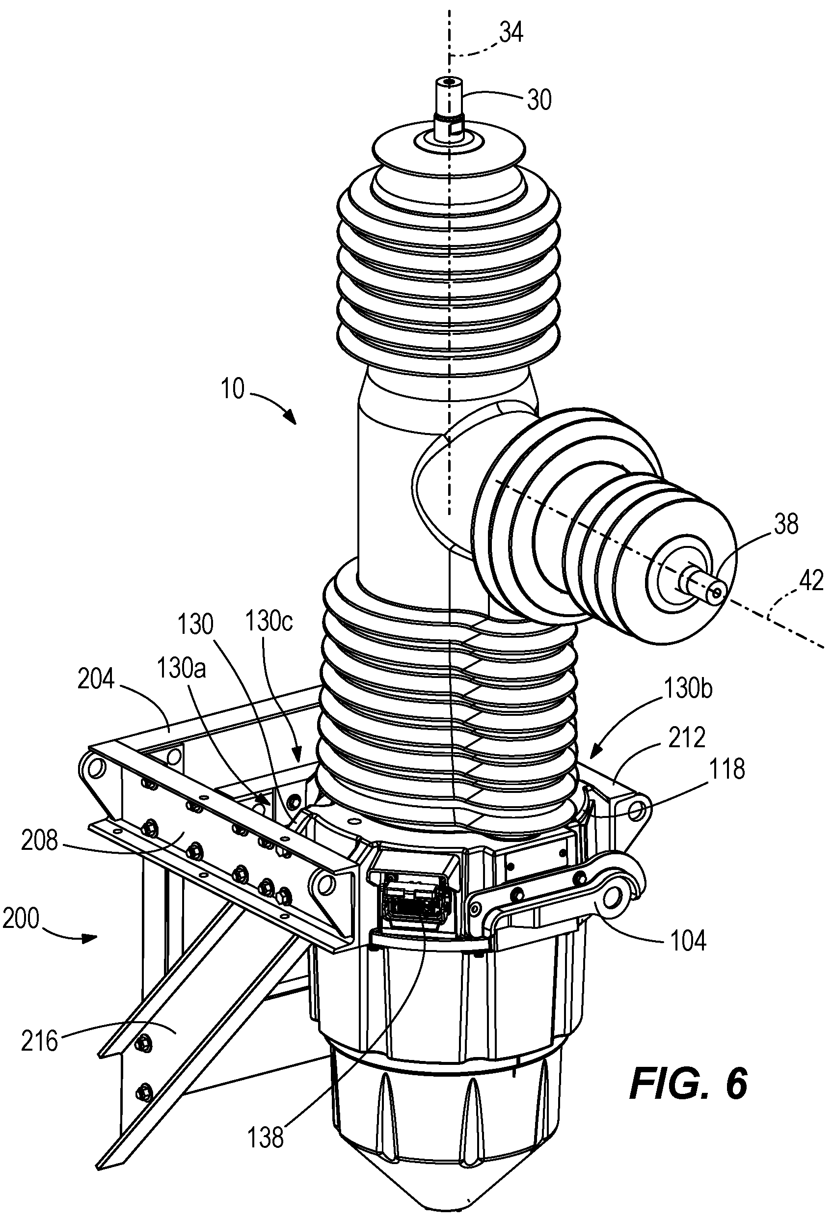 Patent US12112906 Figure 5 – Integrated switchgear assembly