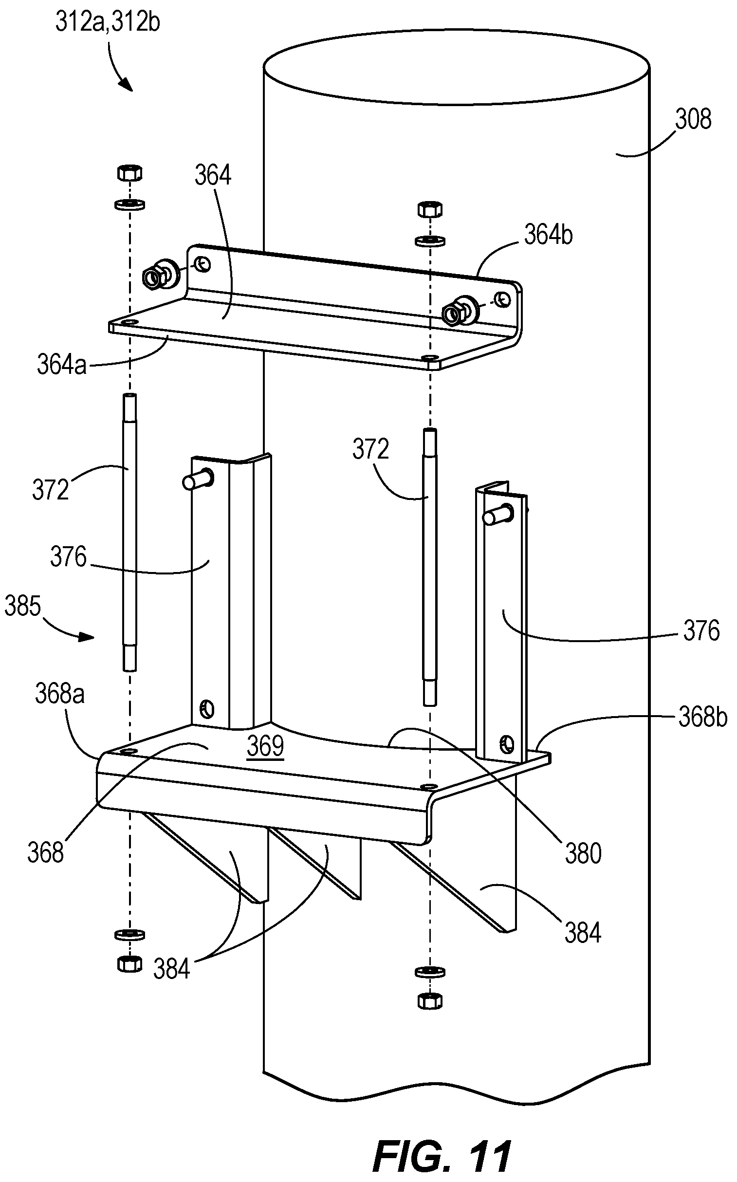 Patent US12112906 Figure 10 – Integrated switchgear assembly