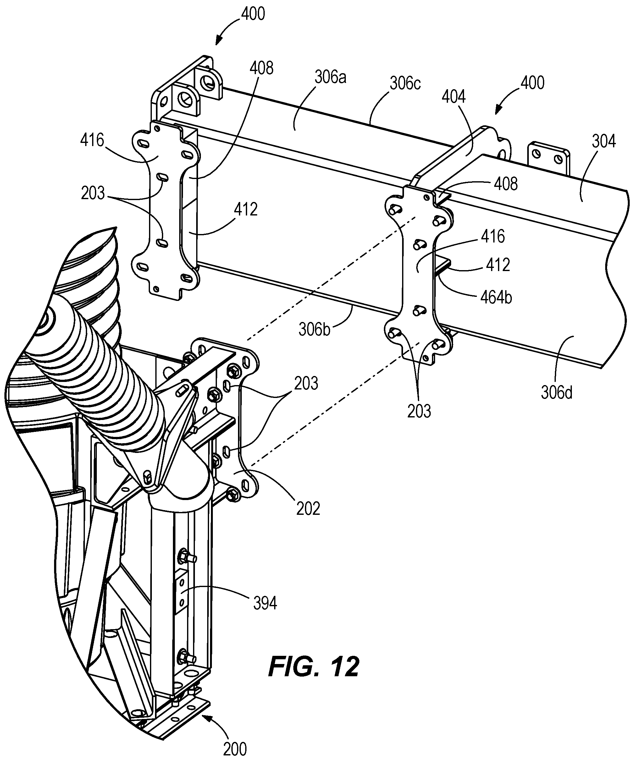 Patent US12112906 Figure 11 – Integrated switchgear assembly