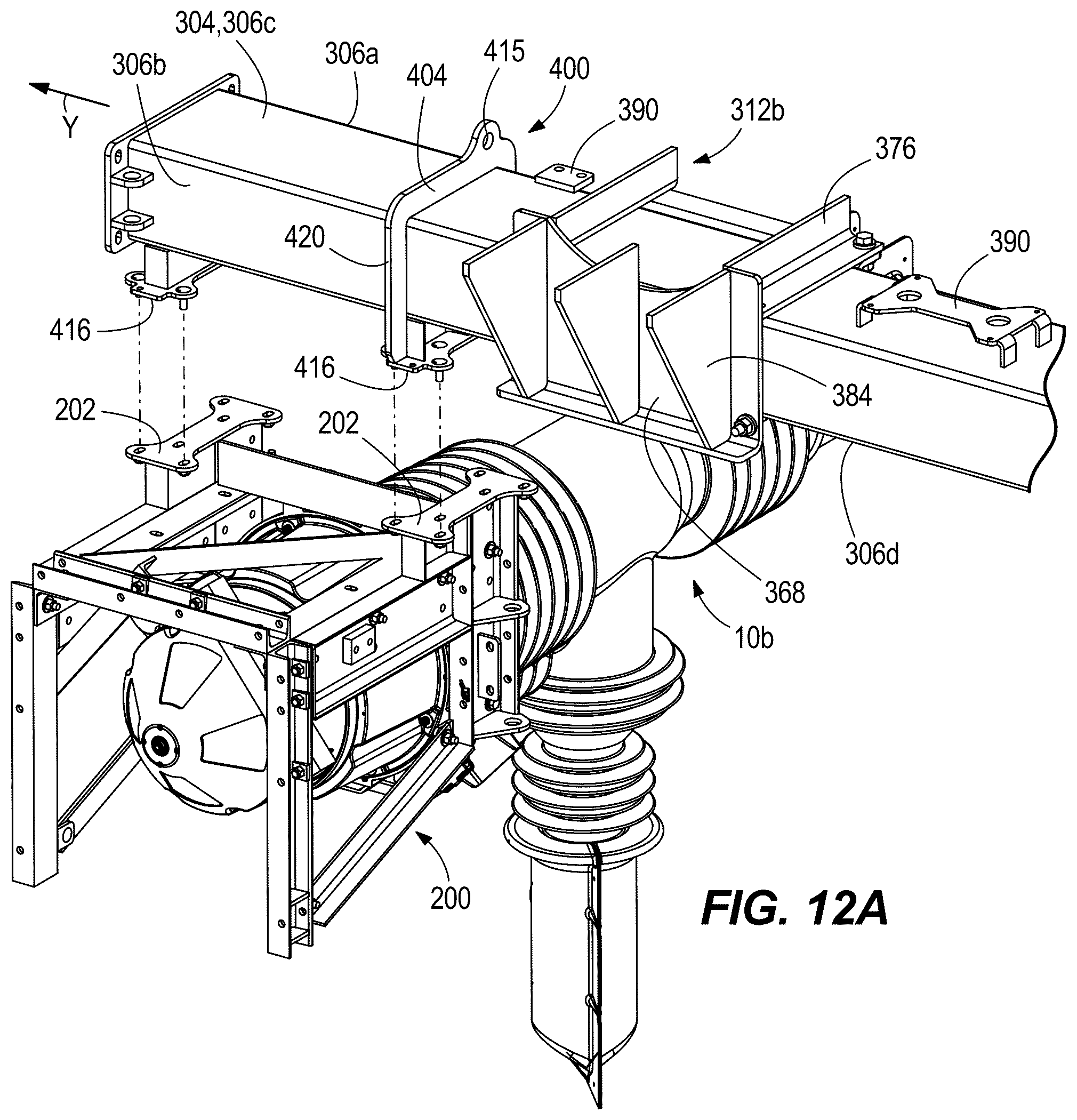 Patent US12112906 Figure 12 – Integrated switchgear assembly