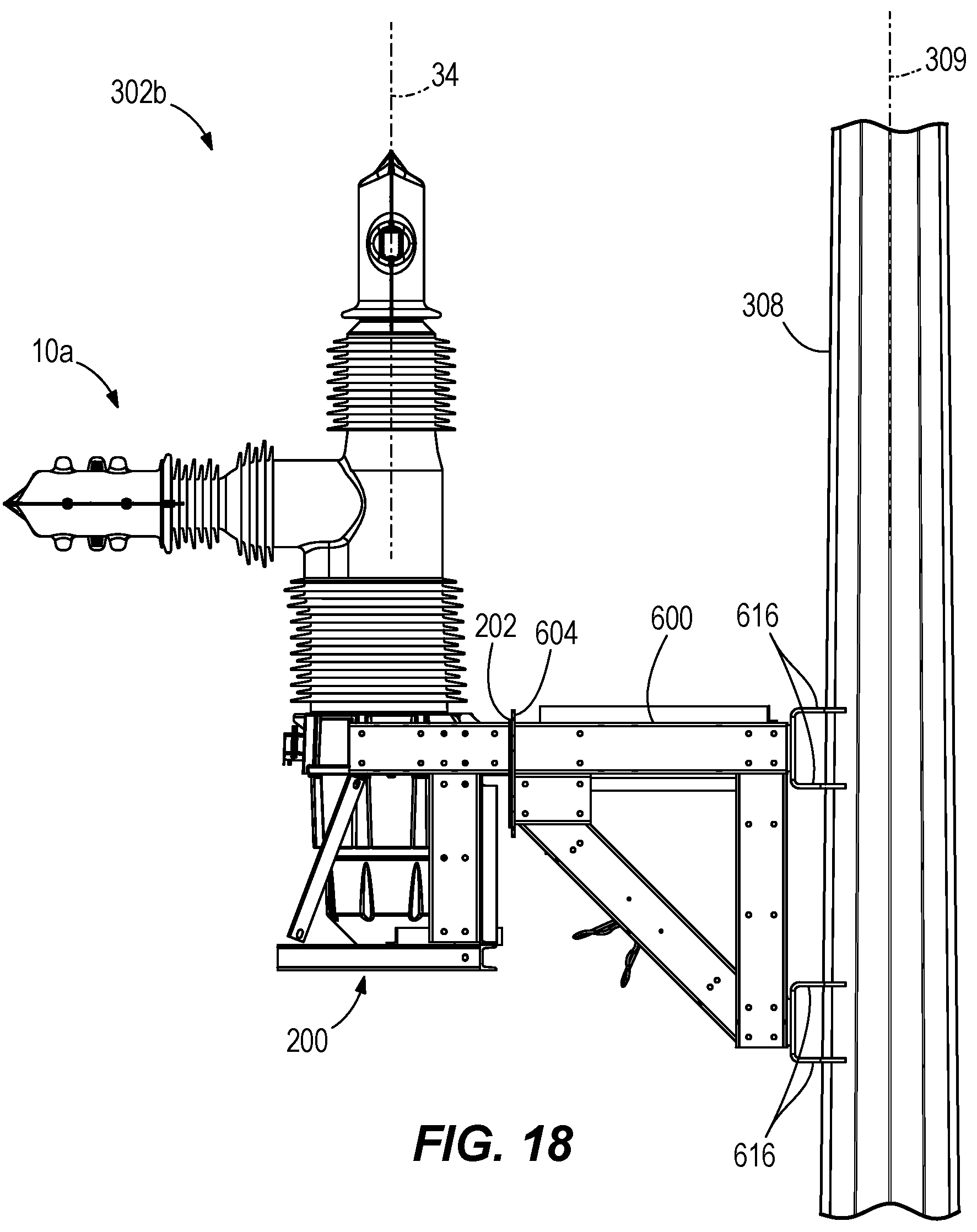 Patent US12112906 Figure 18 – Integrated switchgear assembly