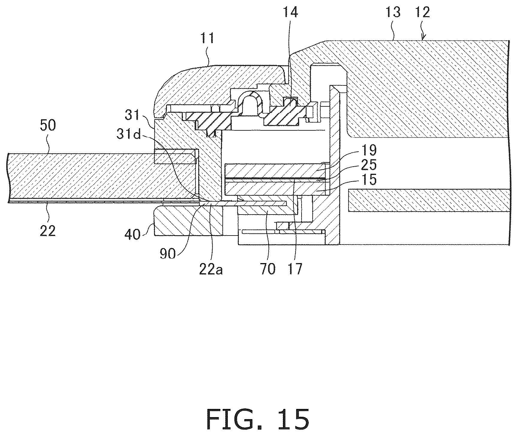 Patent US12112913 Figure 14 – Push button device