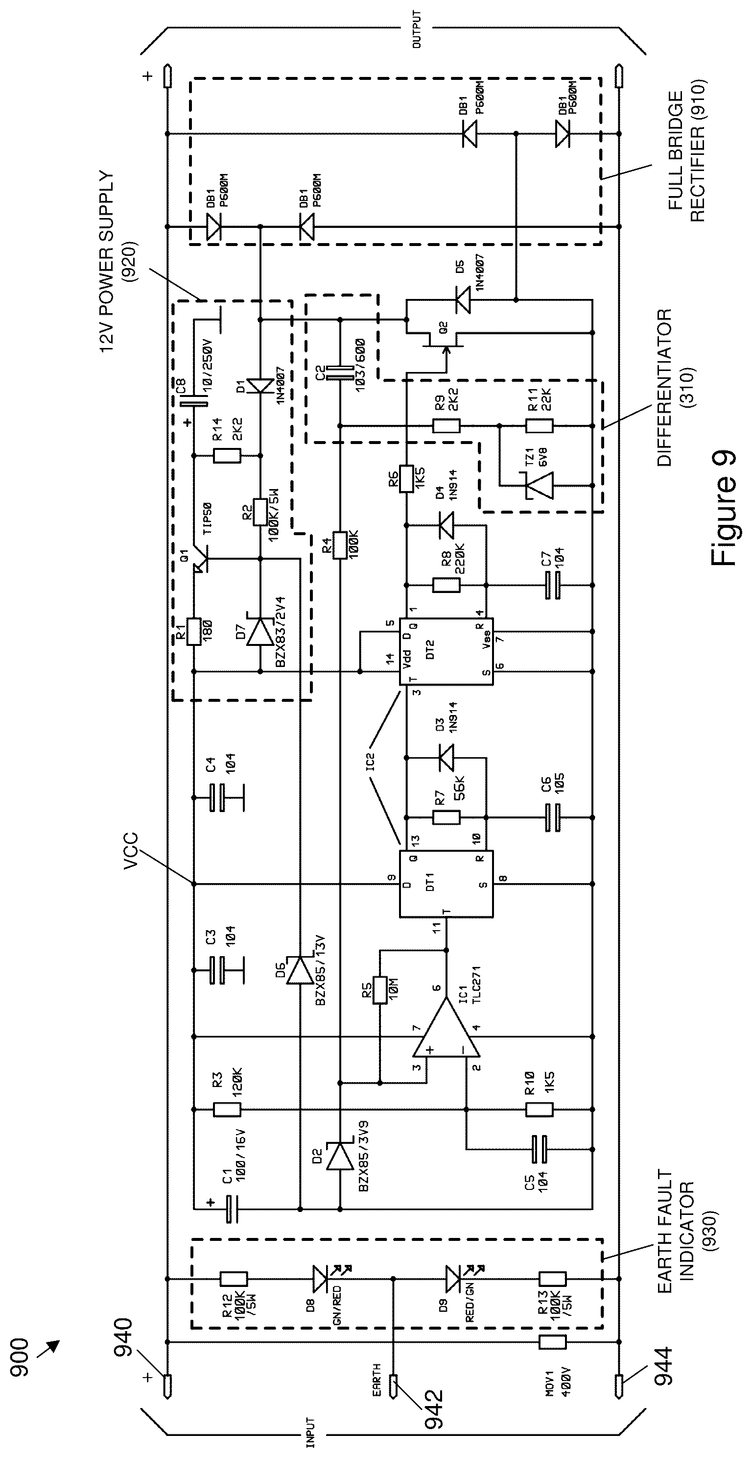 Patent US12112914 Figure 6 – Method and circuit for enabling a direct current source to power a load circuit designed for alternating current input