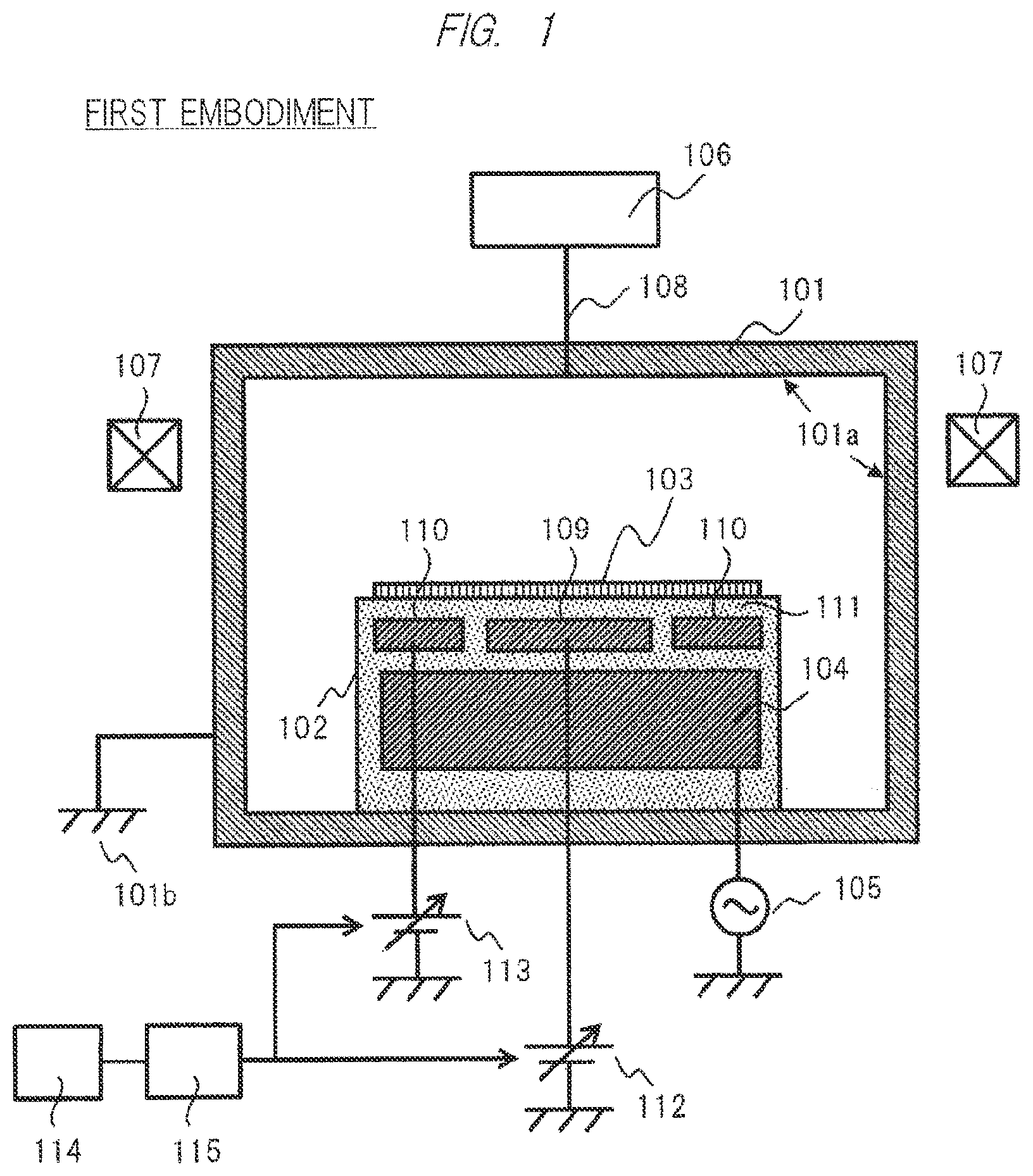 Patent US12112925 — Plasma processing apparatus — Figure 1