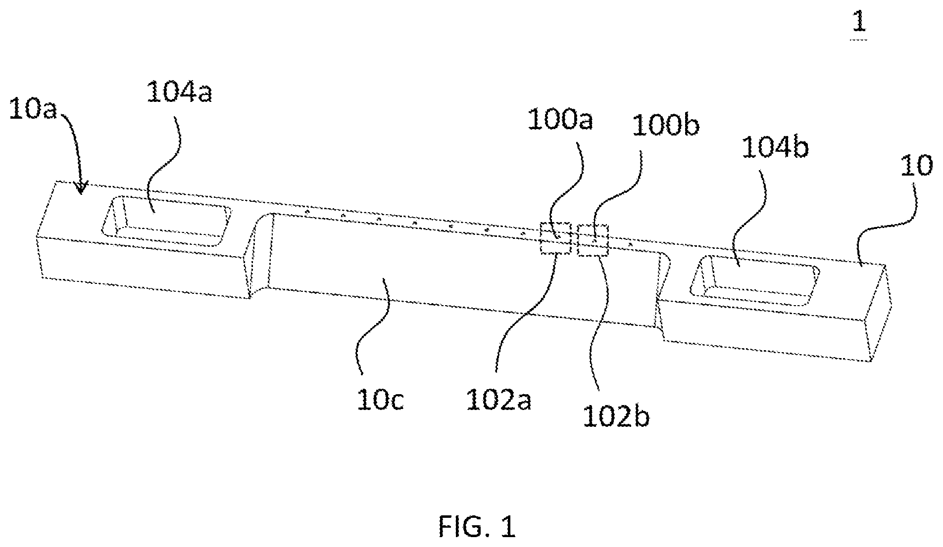 Patent US12112964 Figure 1 – Chip carrier, chip testing module, and chip handling module
