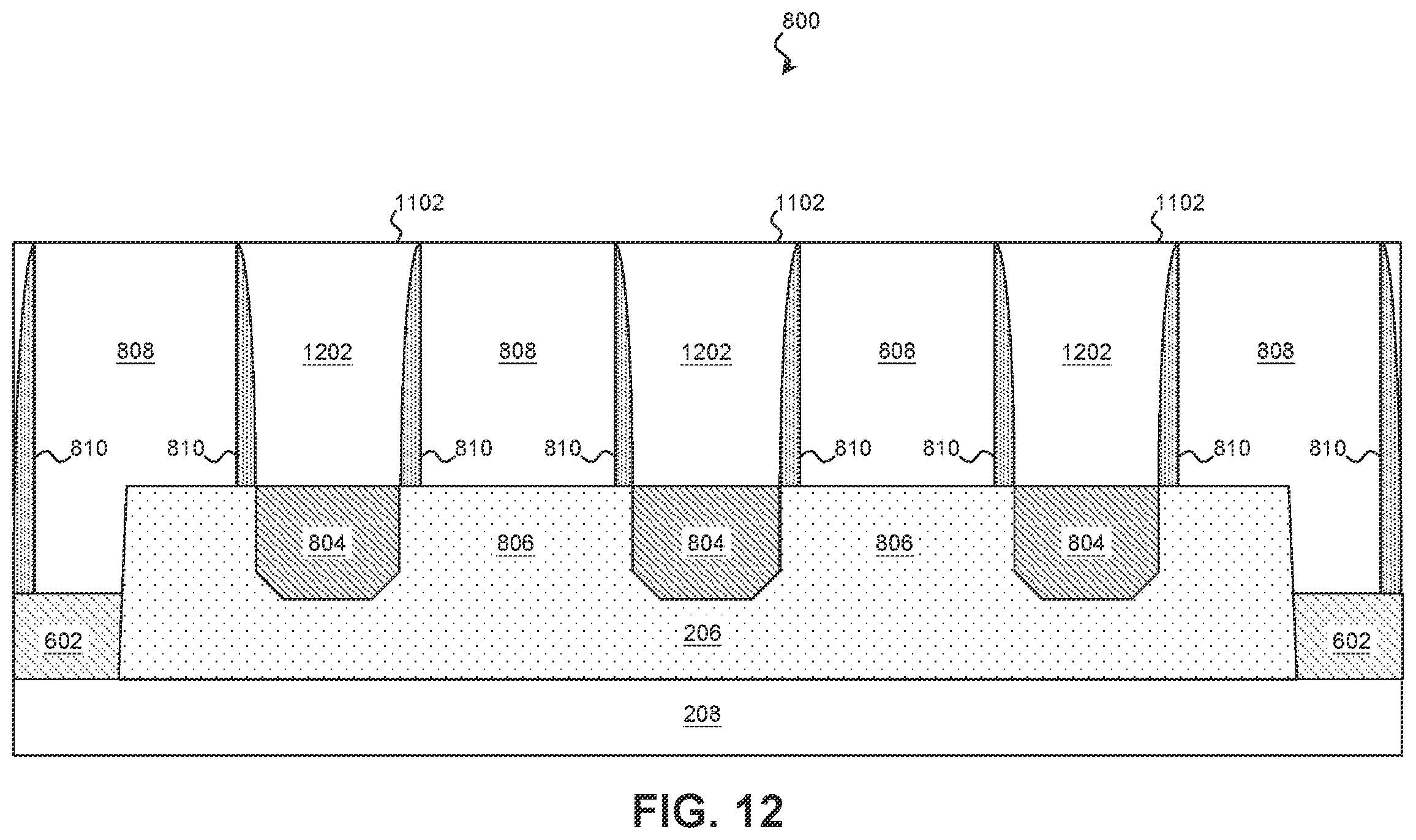 Patent US12112974 Figure 12 – Integrated circuit isolation feature and method of forming the same