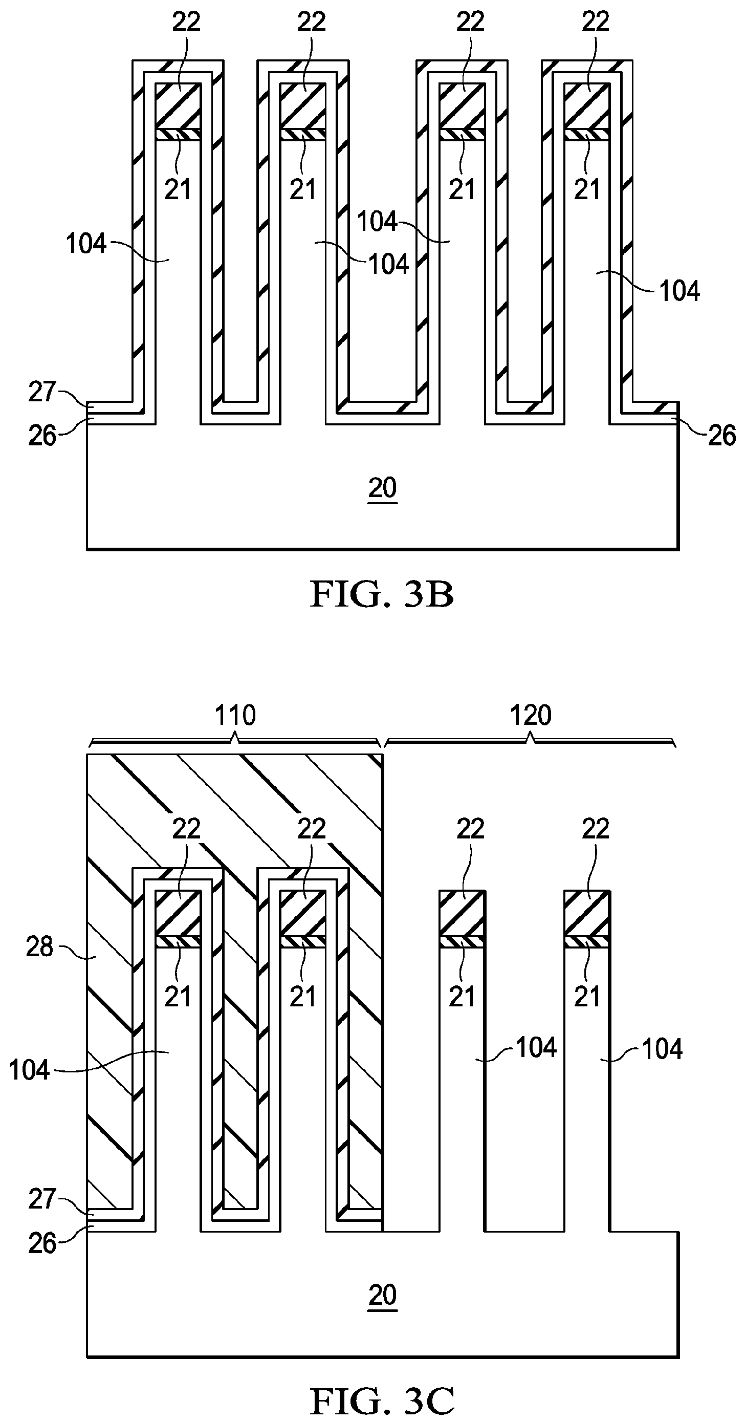 Patent US12112975 Figure 4 – Mechanism for finFET well doping