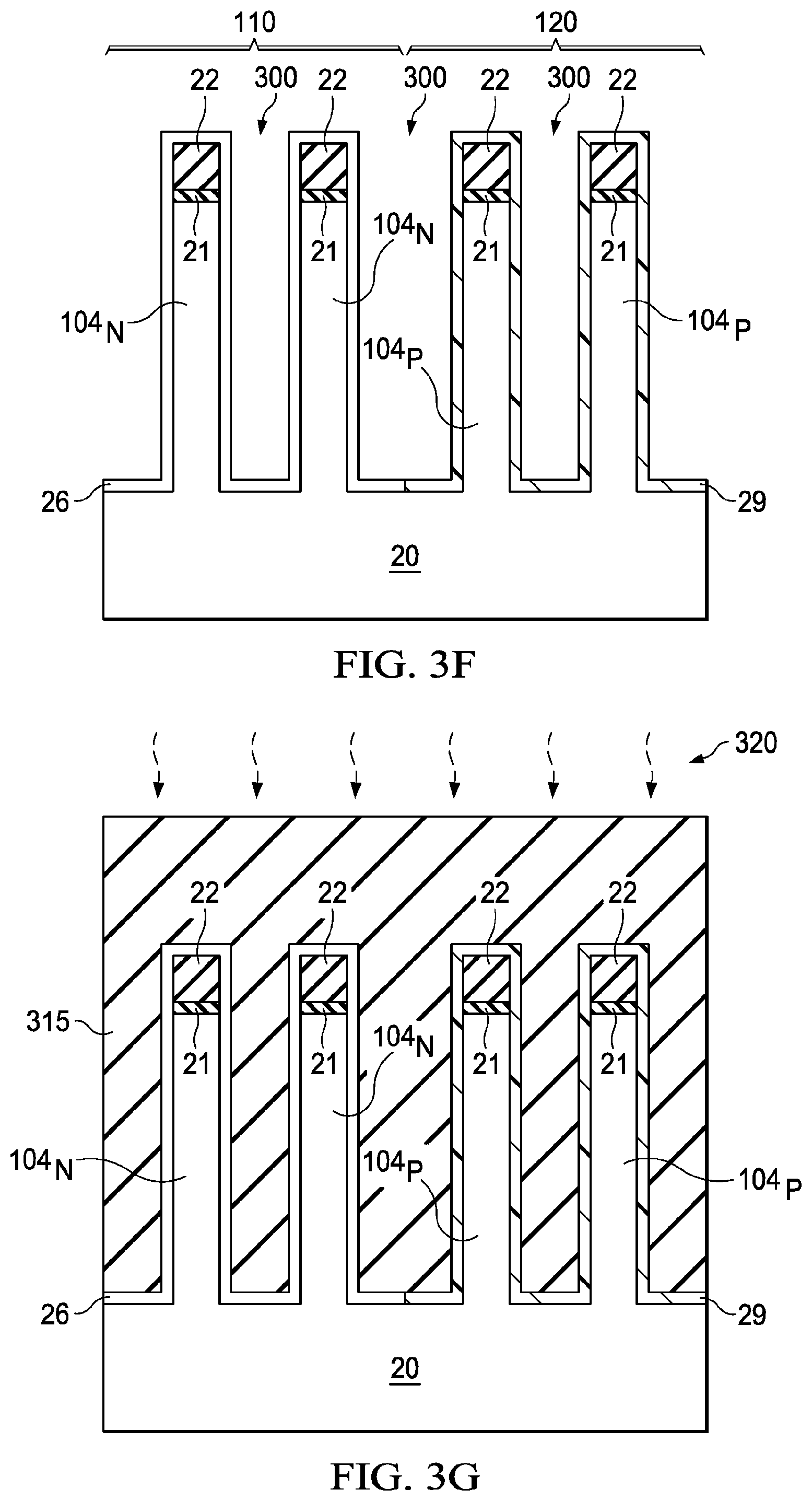 Patent US12112975 Figure 6 – Mechanism for finFET well doping