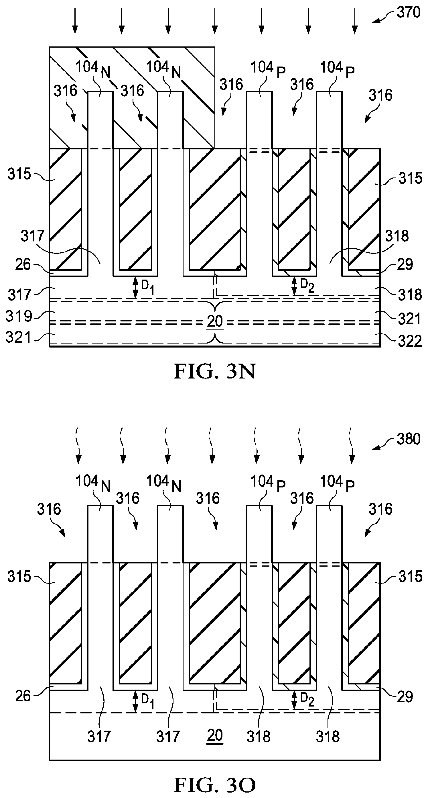 Patent US12112975 Figure 10 – Mechanism for finFET well doping