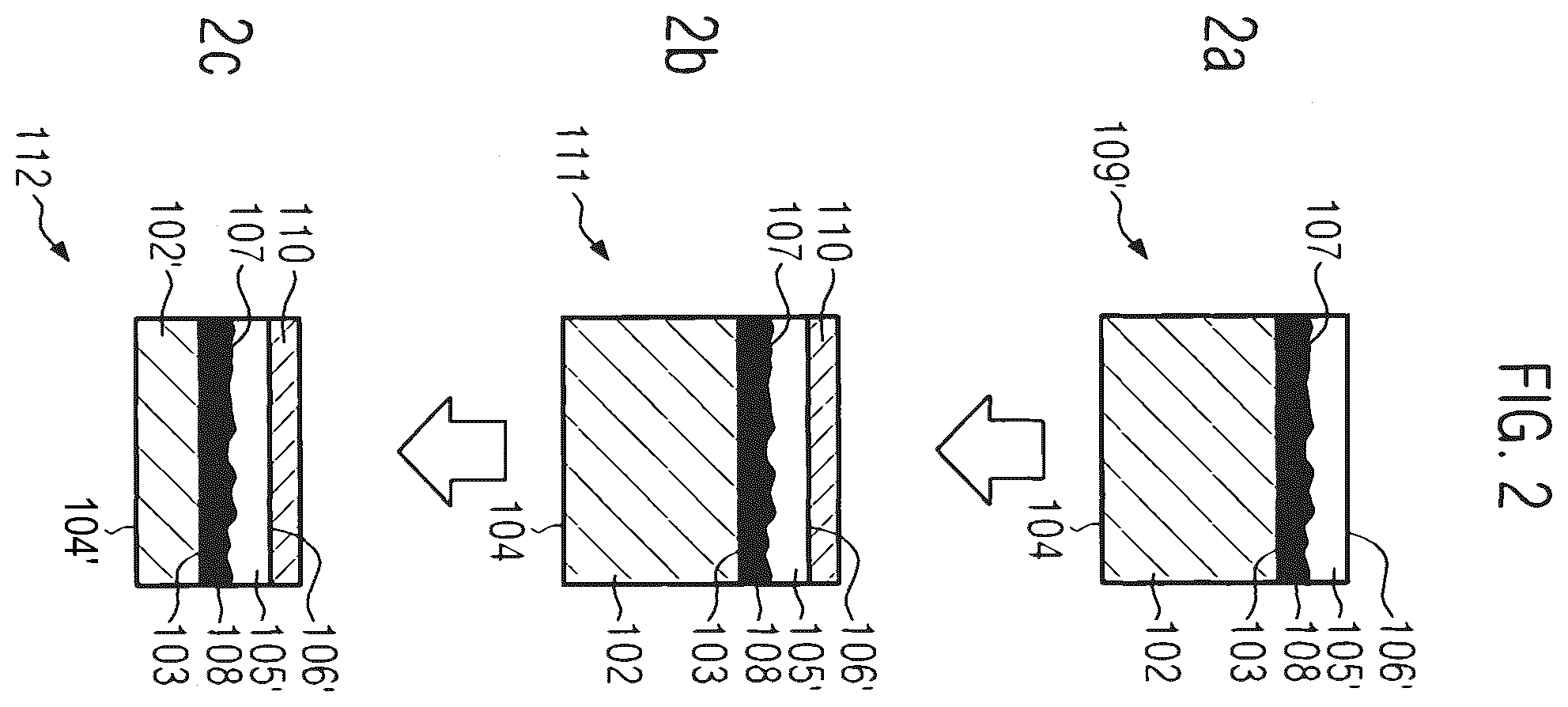 Patent US12112976 Figure 2 – Pseudo-substrate with improved efficiency of usage of single crystal material