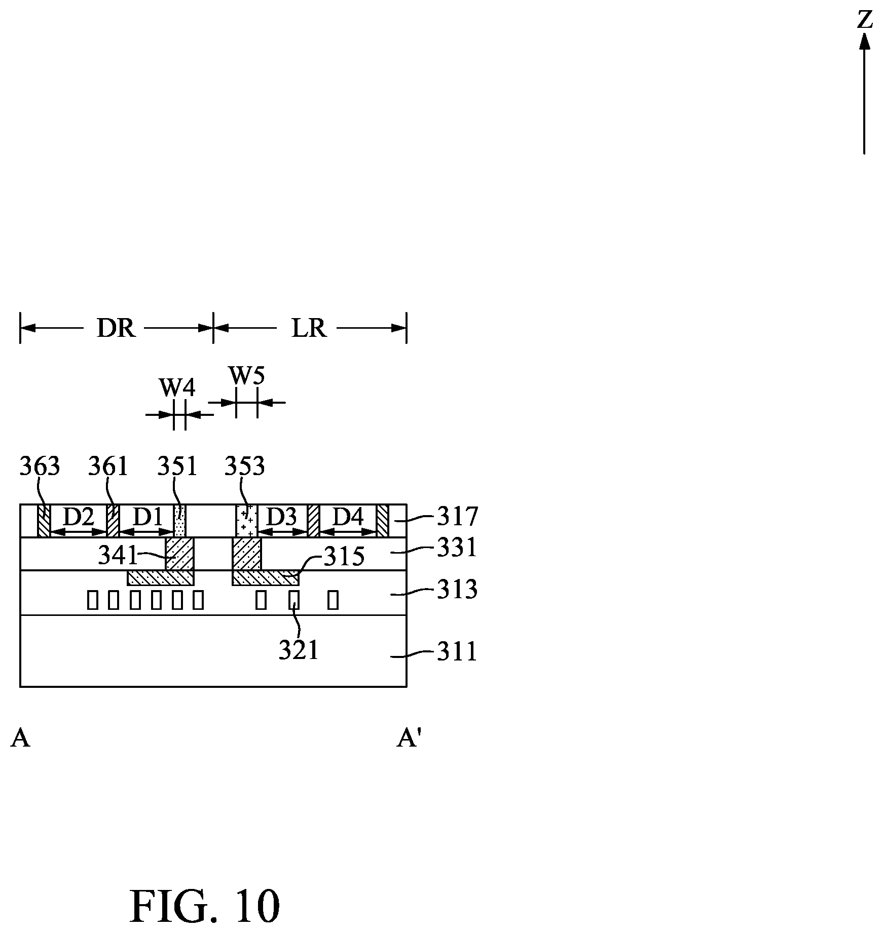 Patent US12112978 Figure 10 – Method for fabricating semiconductor device with redistribution plugs