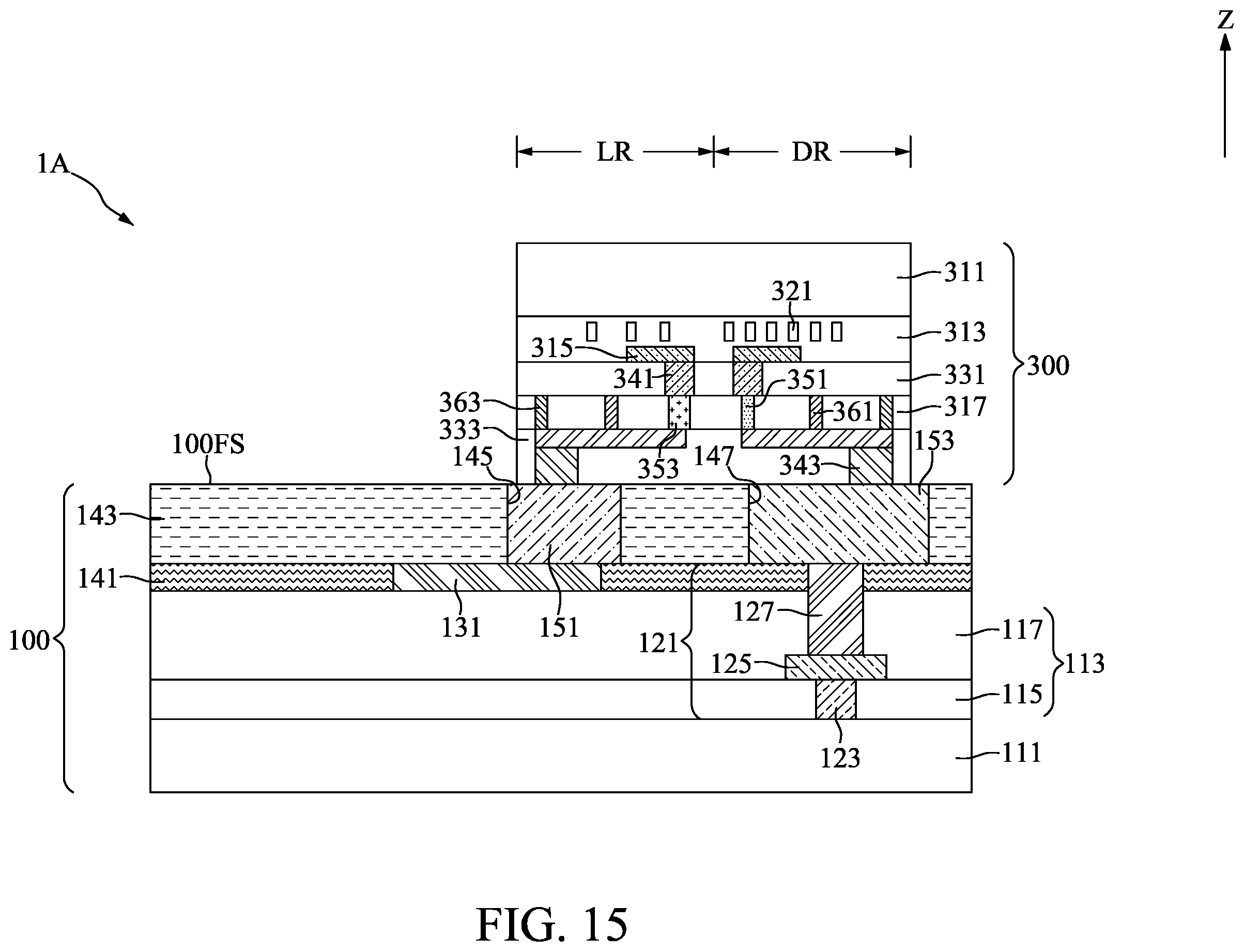 Patent US12112978 Figure 15 – Method for fabricating semiconductor device with redistribution plugs