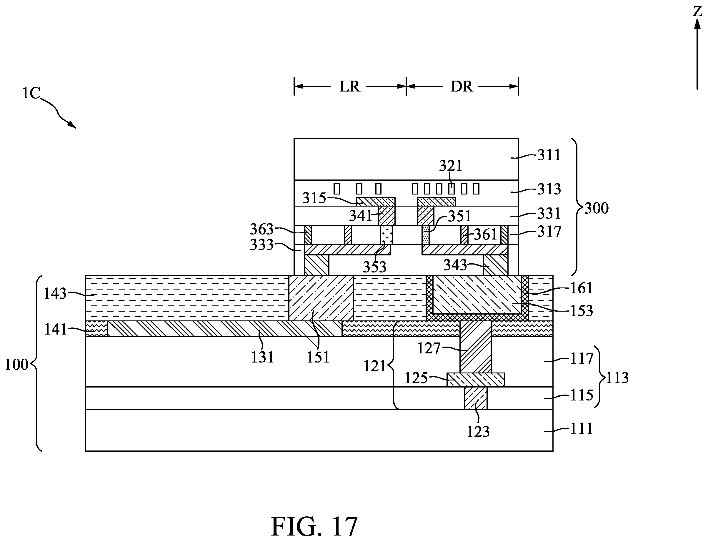Patent US12112978 Figure 17 – Method for fabricating semiconductor device with redistribution plugs