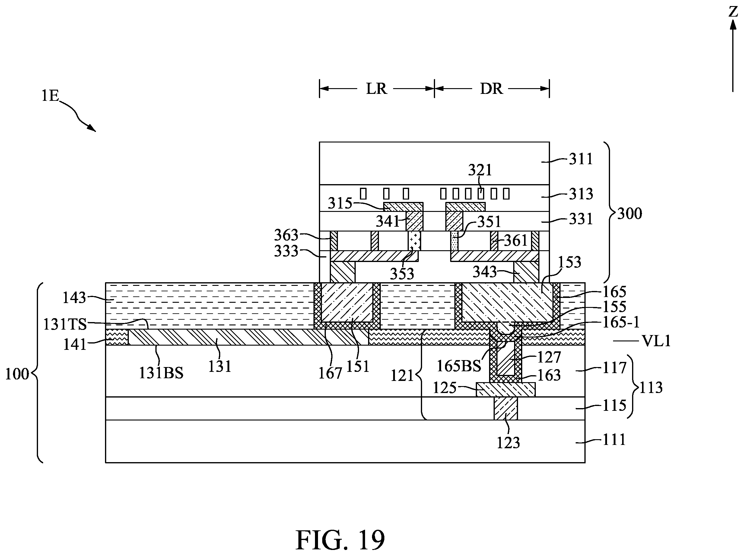 Patent US12112978 Figure 19 – Method for fabricating semiconductor device with redistribution plugs