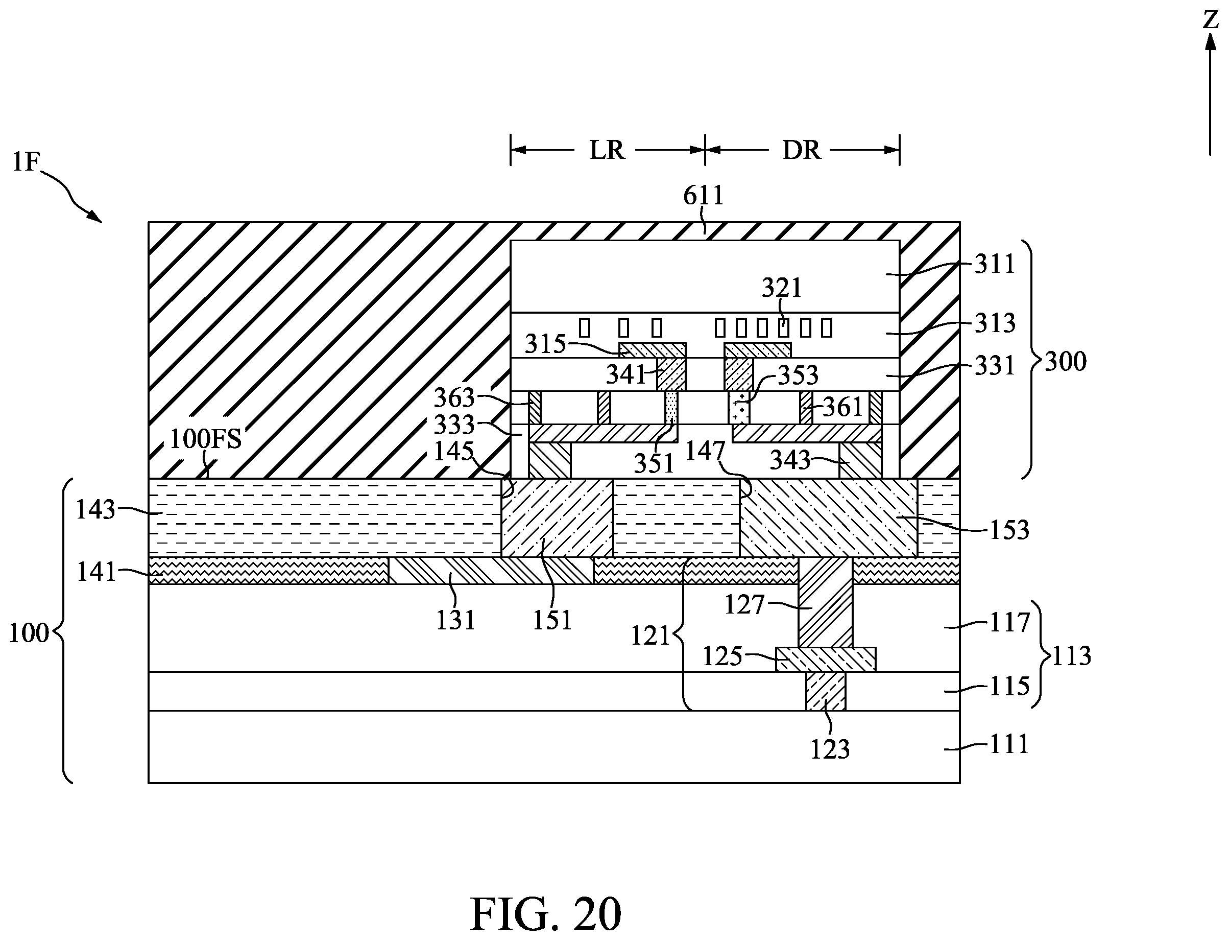 Patent US12112978 Figure 20 – Method for fabricating semiconductor device with redistribution plugs