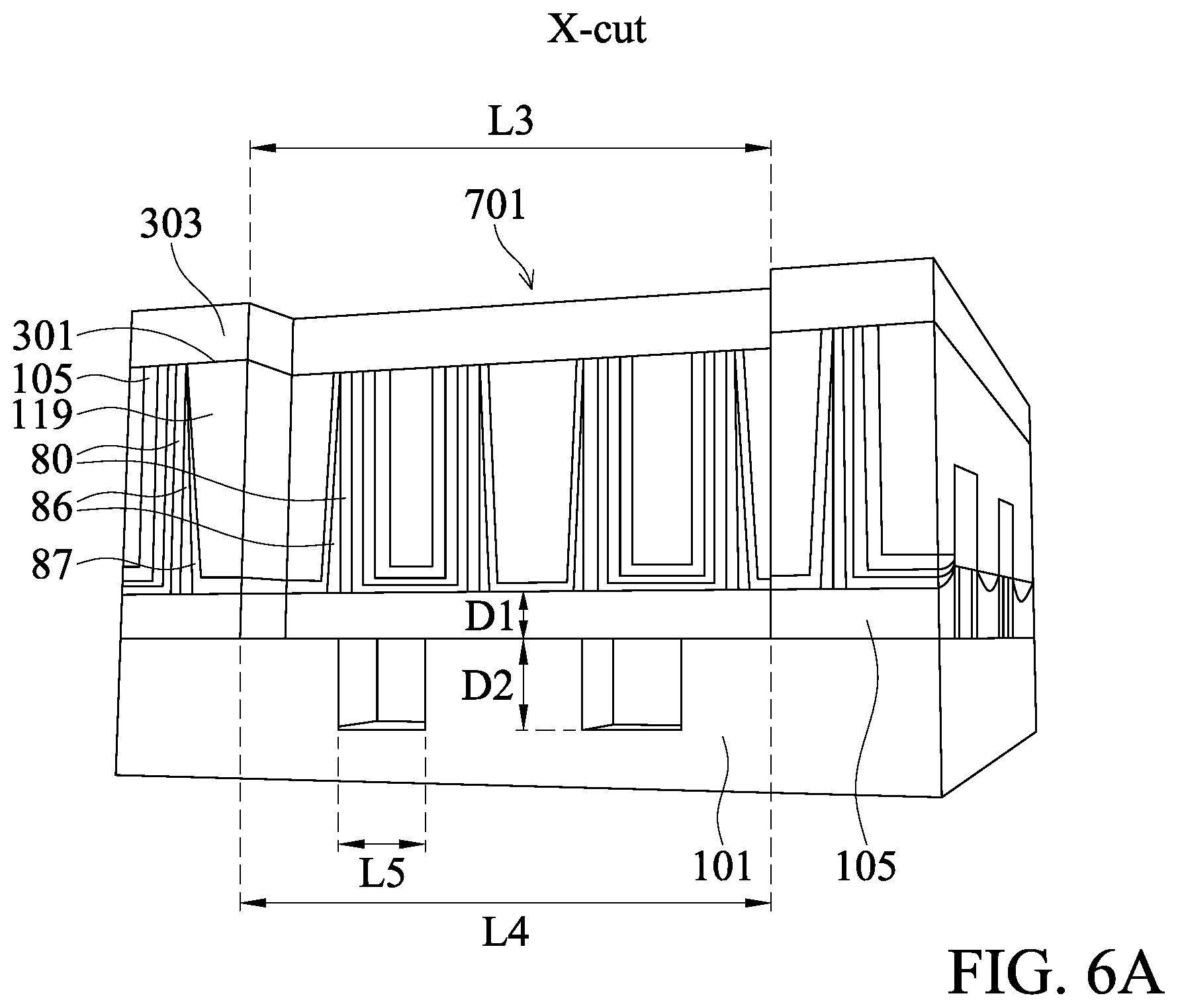 Patent US12112990 Figure 6 – Semiconductor device with cut metal gate and method of manufacture