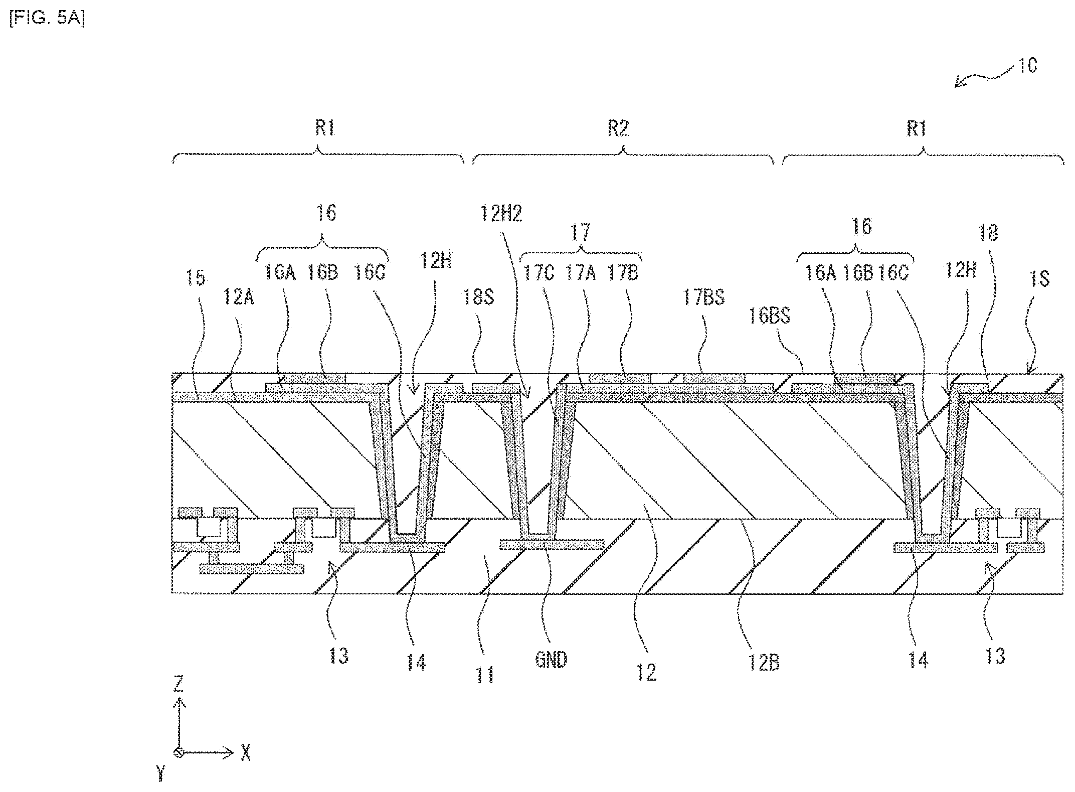 Patent US12112996 Figure 14 – Semiconductor device, imaging unit, and electronic apparatus