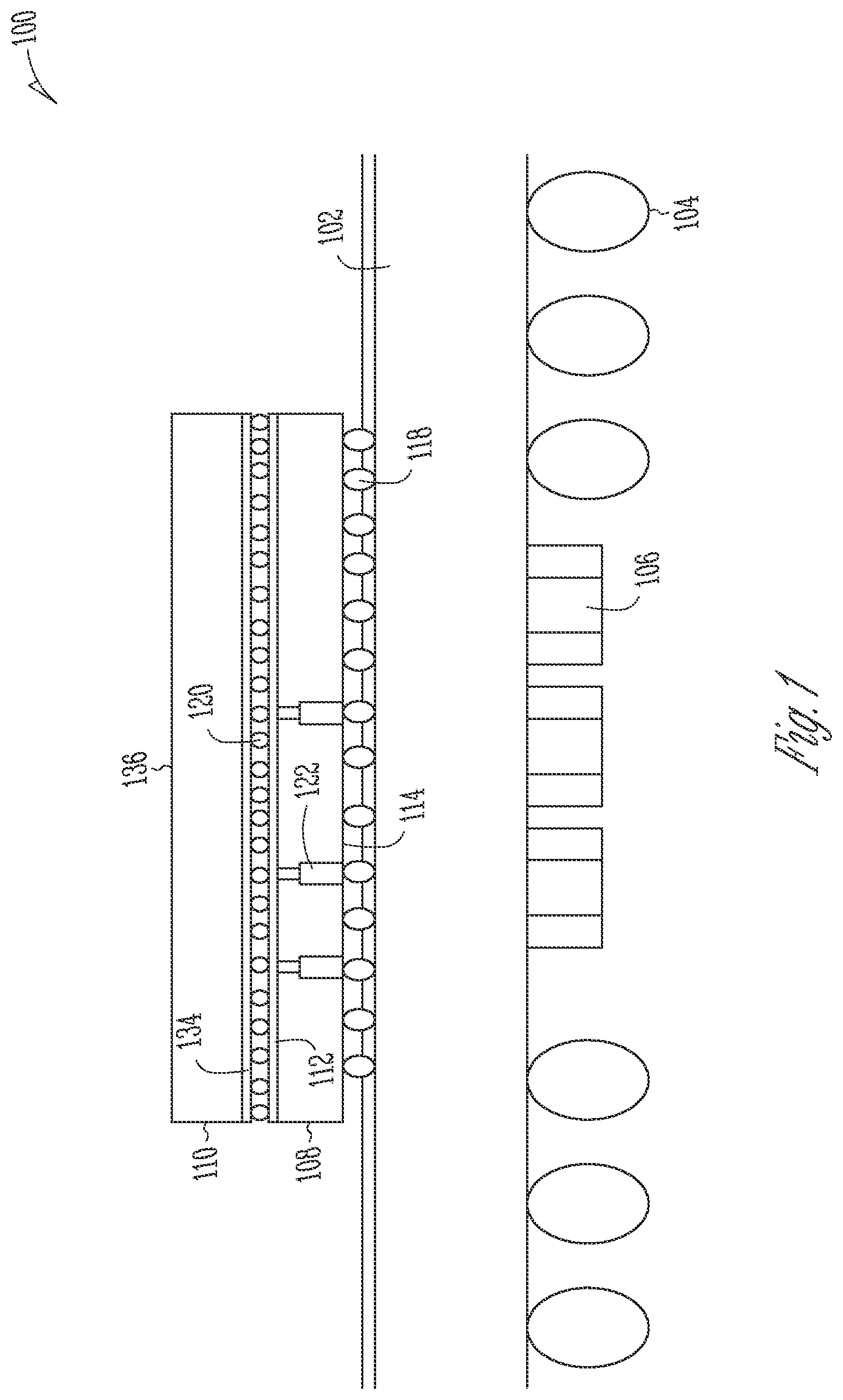 Patent US12112997 — Micro through-silicon via for transistor density scaling — Figure 1