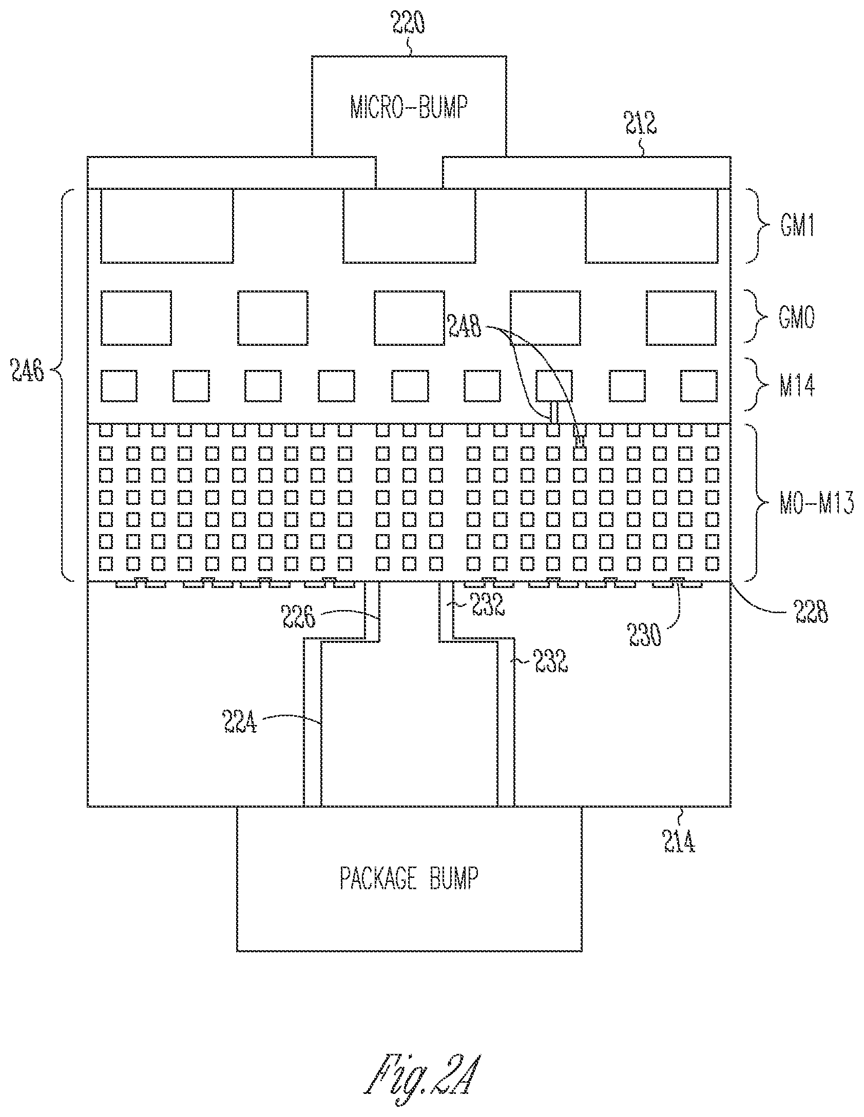 Patent US12112997 Figure 2 – Micro through-silicon via for transistor density scaling