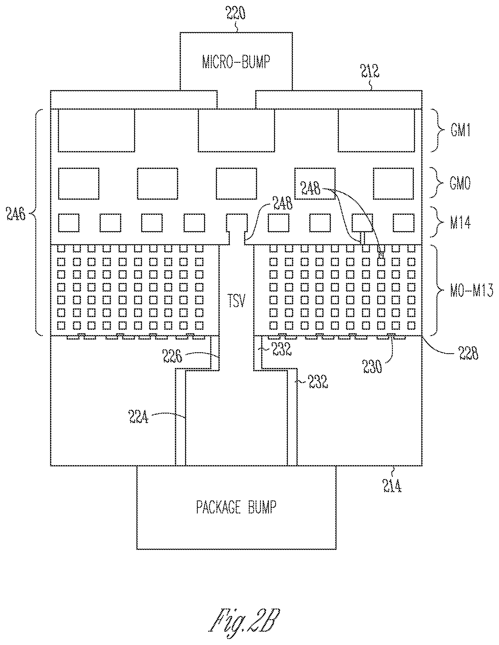 Patent US12112997 Figure 3 – Micro through-silicon via for transistor density scaling