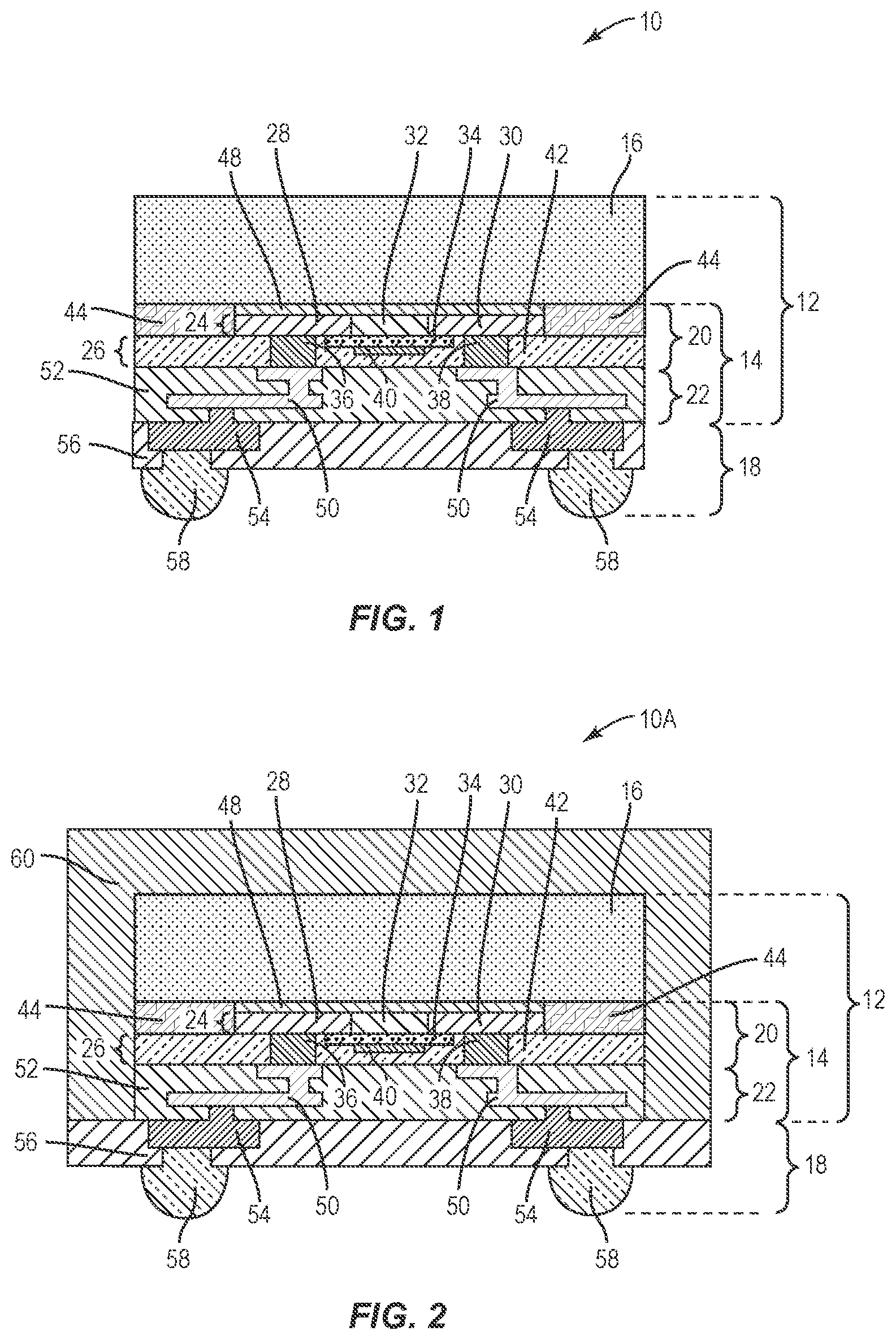 Patent US12112999 Figure 1 – RF devices with enhanced performance and methods of forming the same