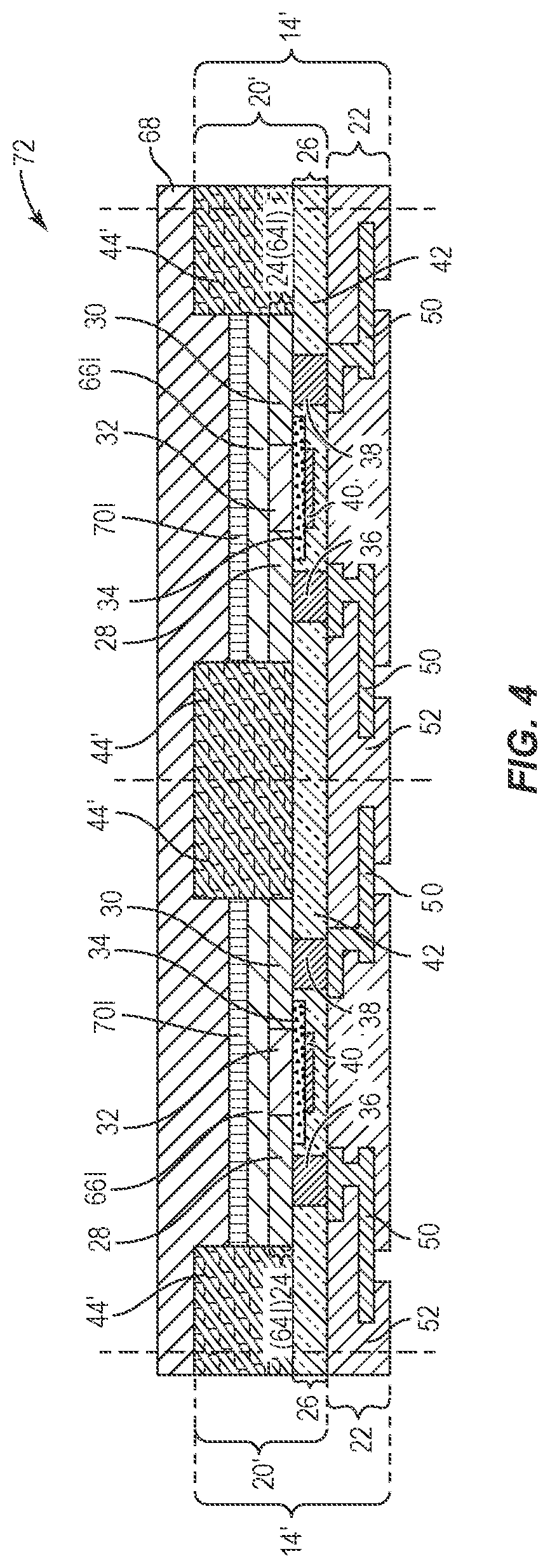Patent US12112999 Figure 3 – RF devices with enhanced performance and methods of forming the same