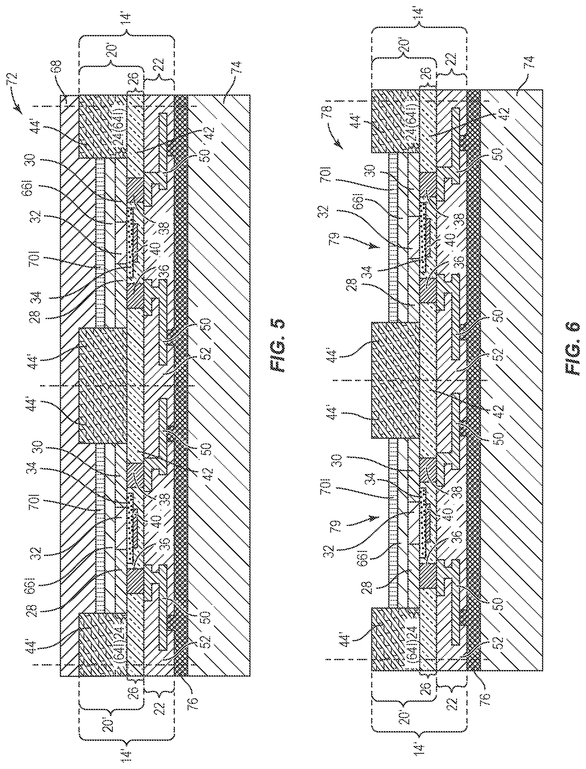 Patent US12112999 Figure 4 – RF devices with enhanced performance and methods of forming the same