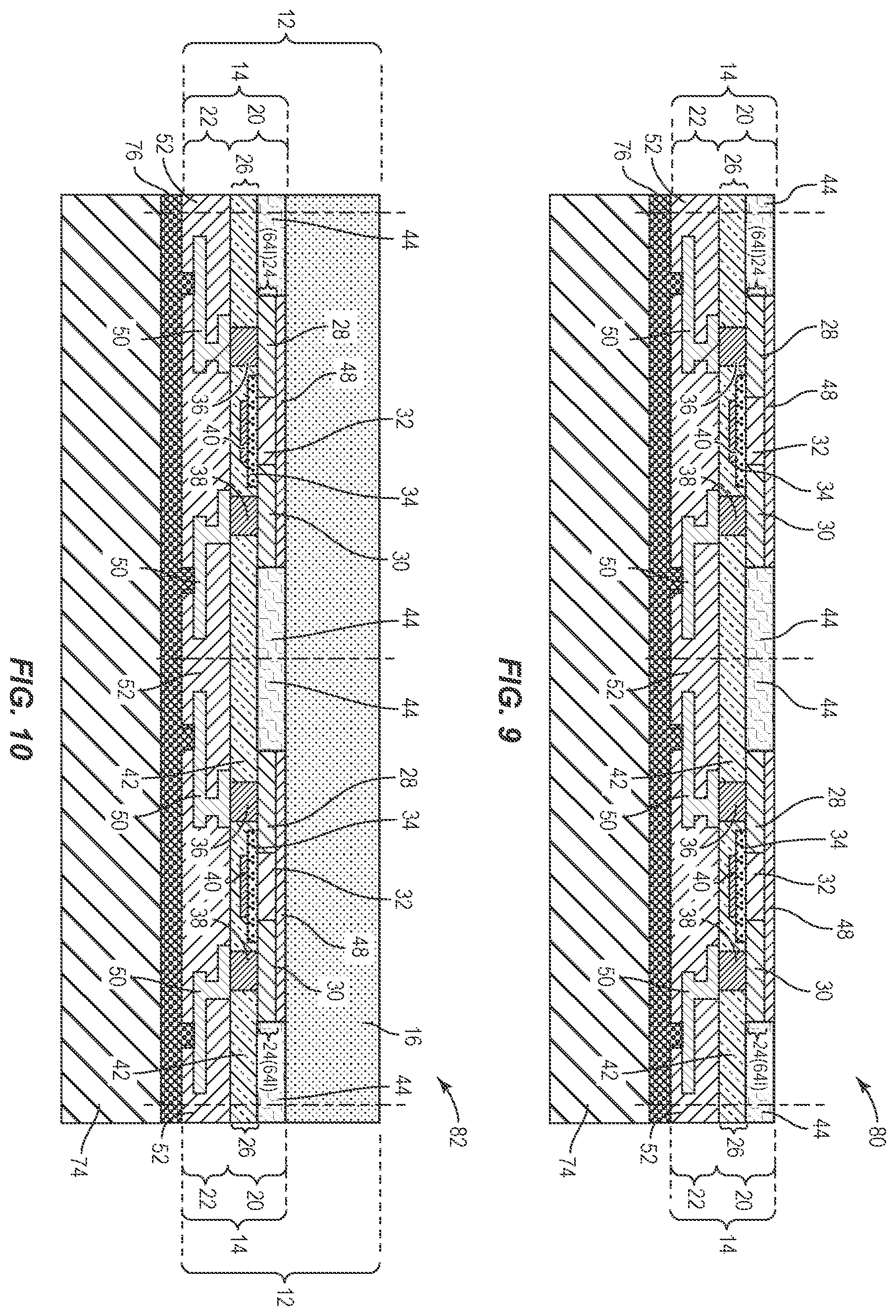 Patent US12112999 Figure 6 – RF devices with enhanced performance and methods of forming the same